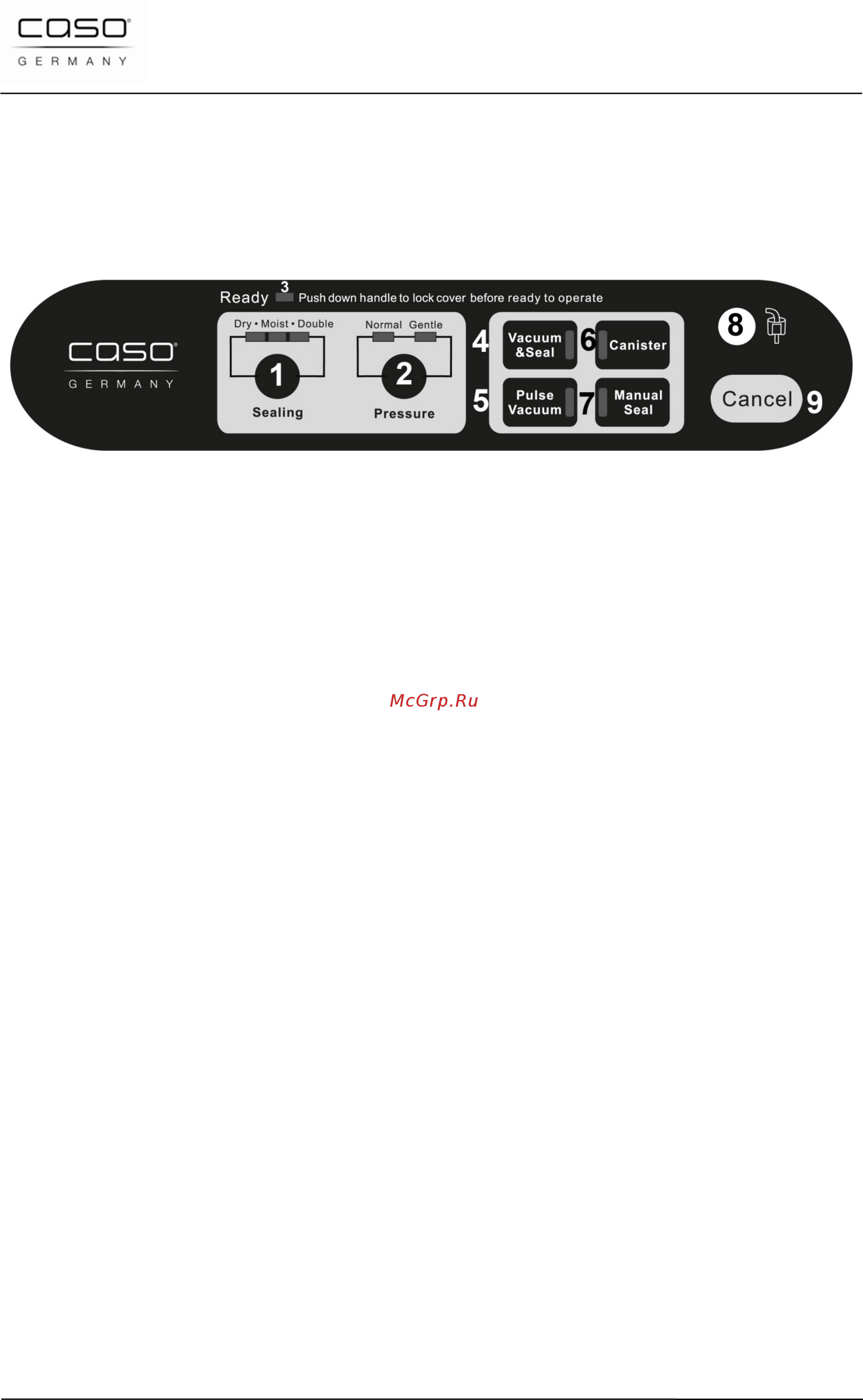 Caso fastvac 1200 [56/125] Ce chapitre est consacré à des indications importantes sur la structure et le fonctionnement de l appareil