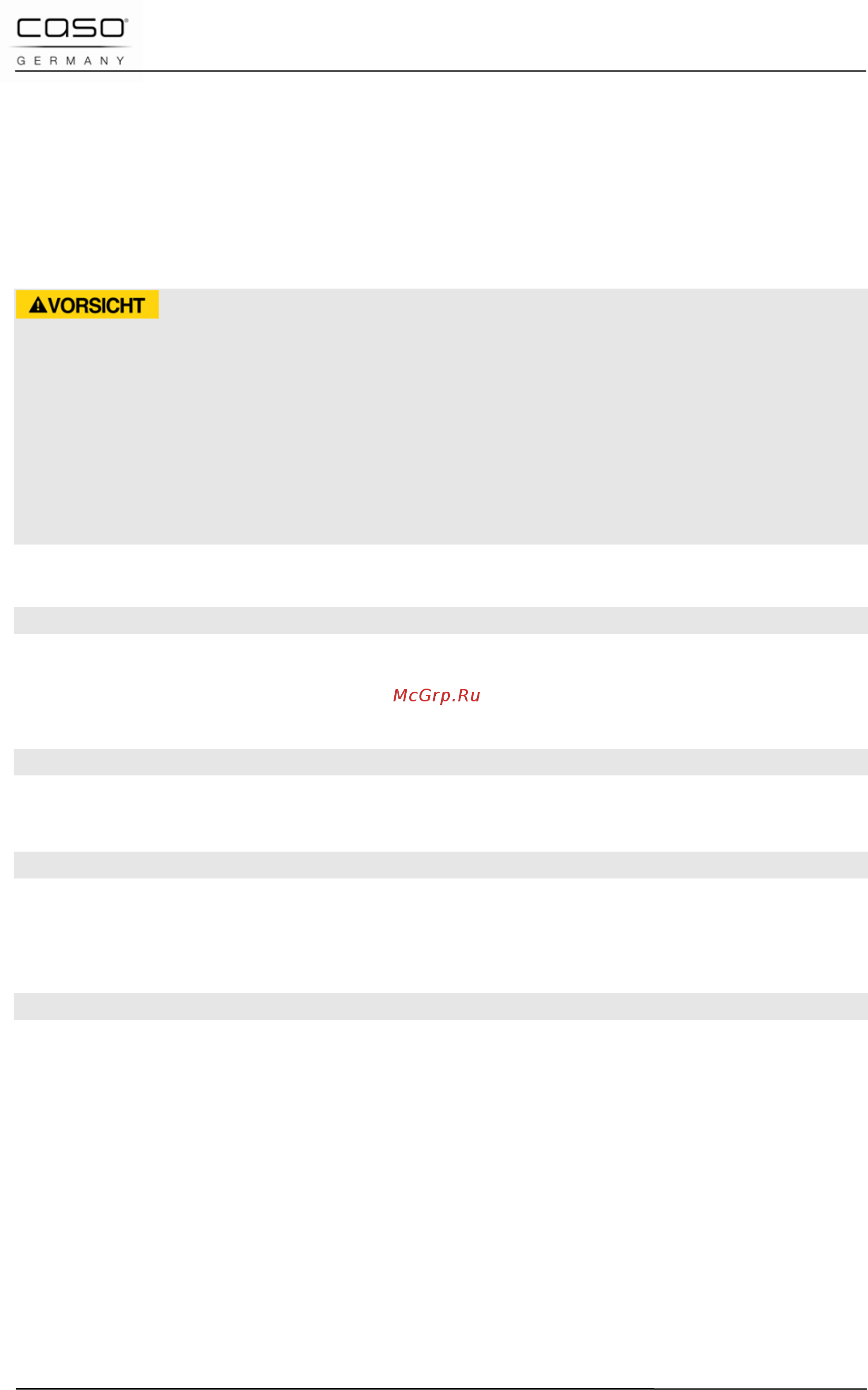 Caso wineduett touch 12 [20/88] Sicherheitshinweise
