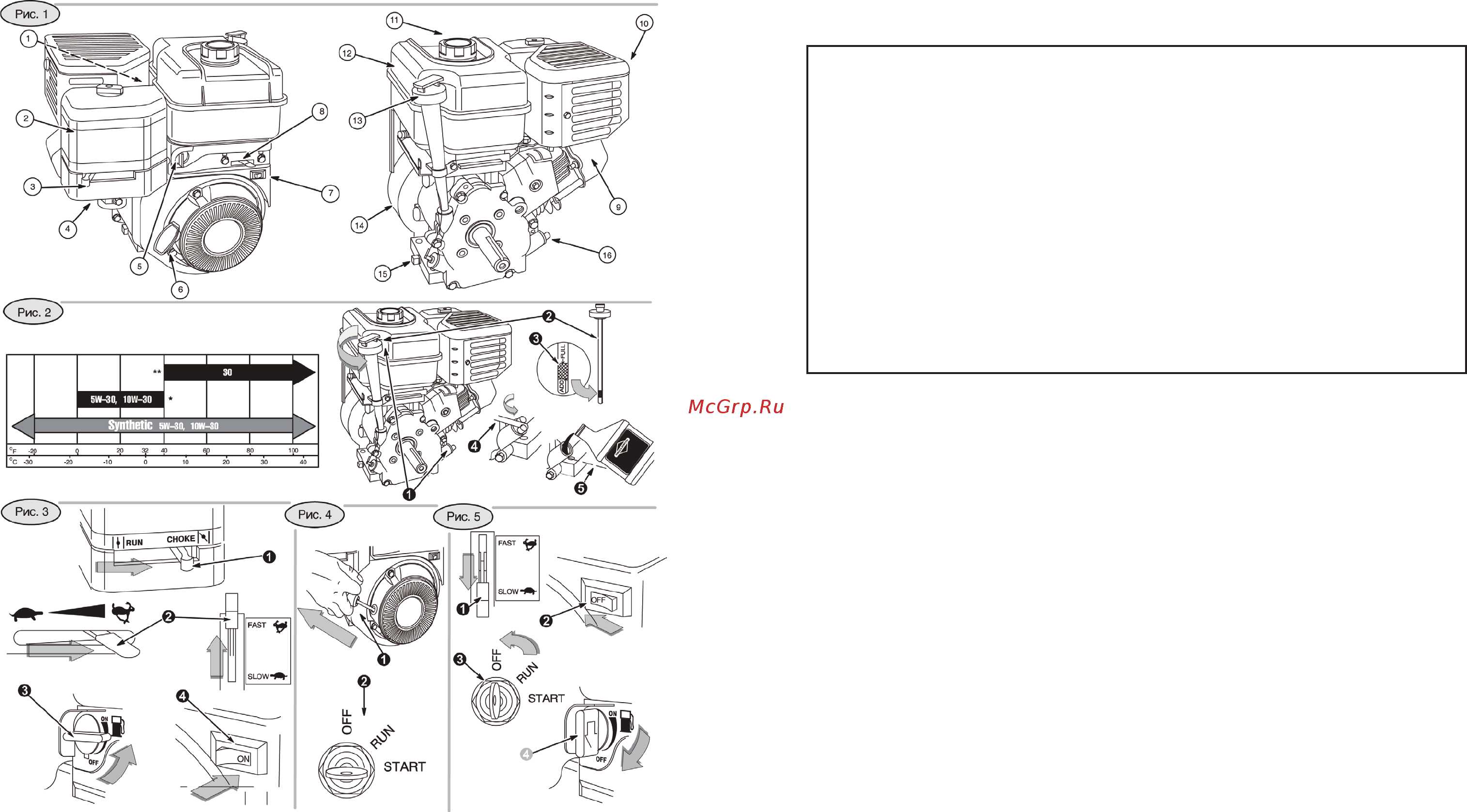 Craftsman 98694 Инструкция на двигатель онлайн [2/8] 180284