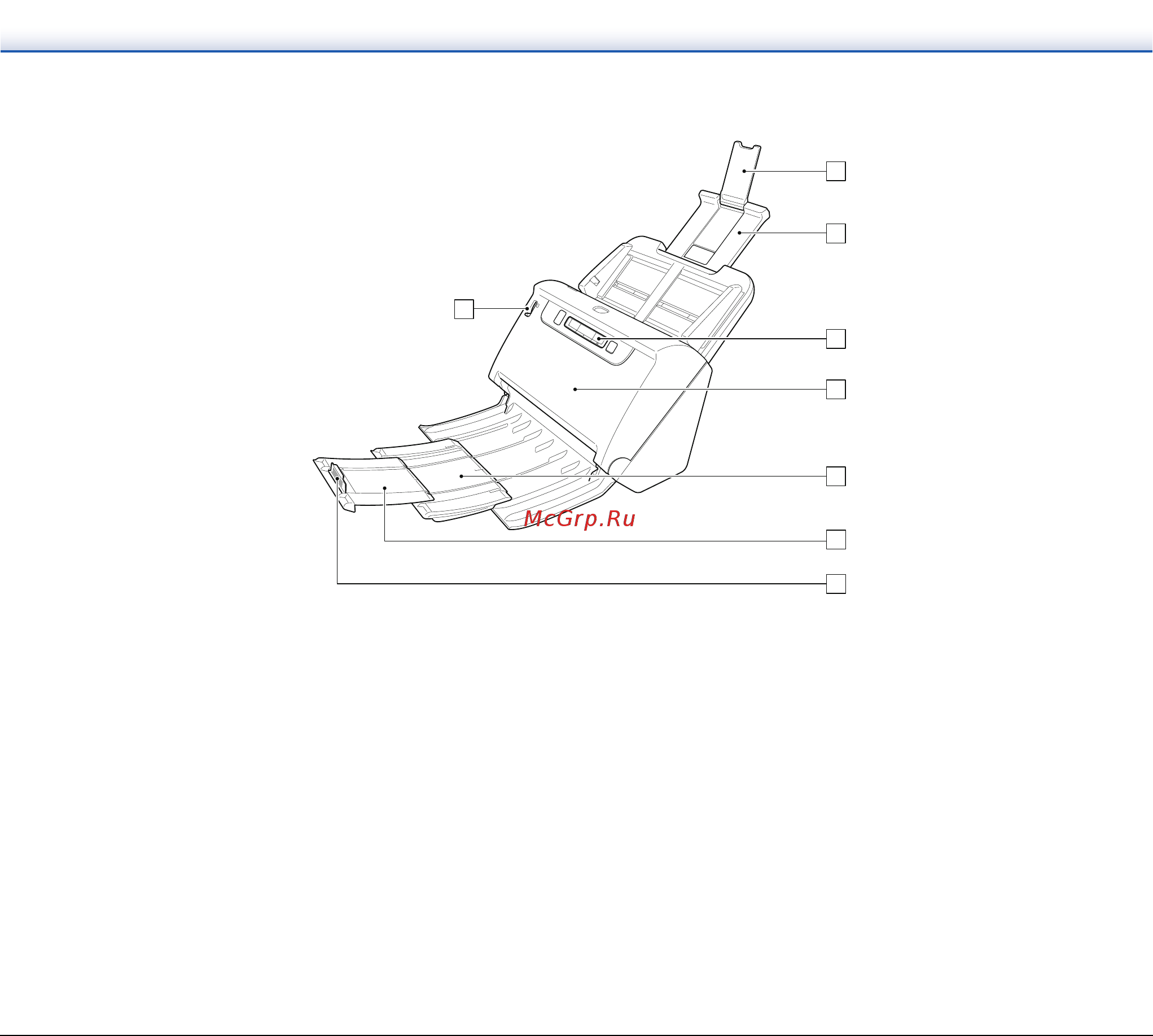Canon imageformula dr-c240 [20/99] Вид спереди с открытым выходным лотком