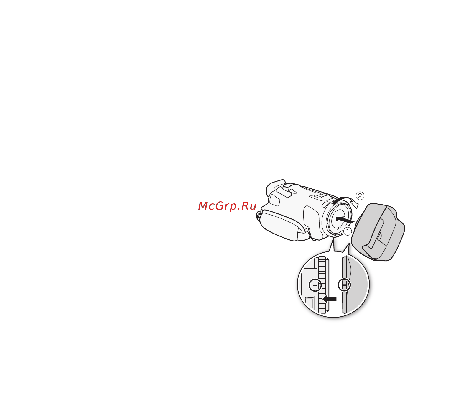 Canon legria hf-g40 [21/197] Подготовка видеокамеры