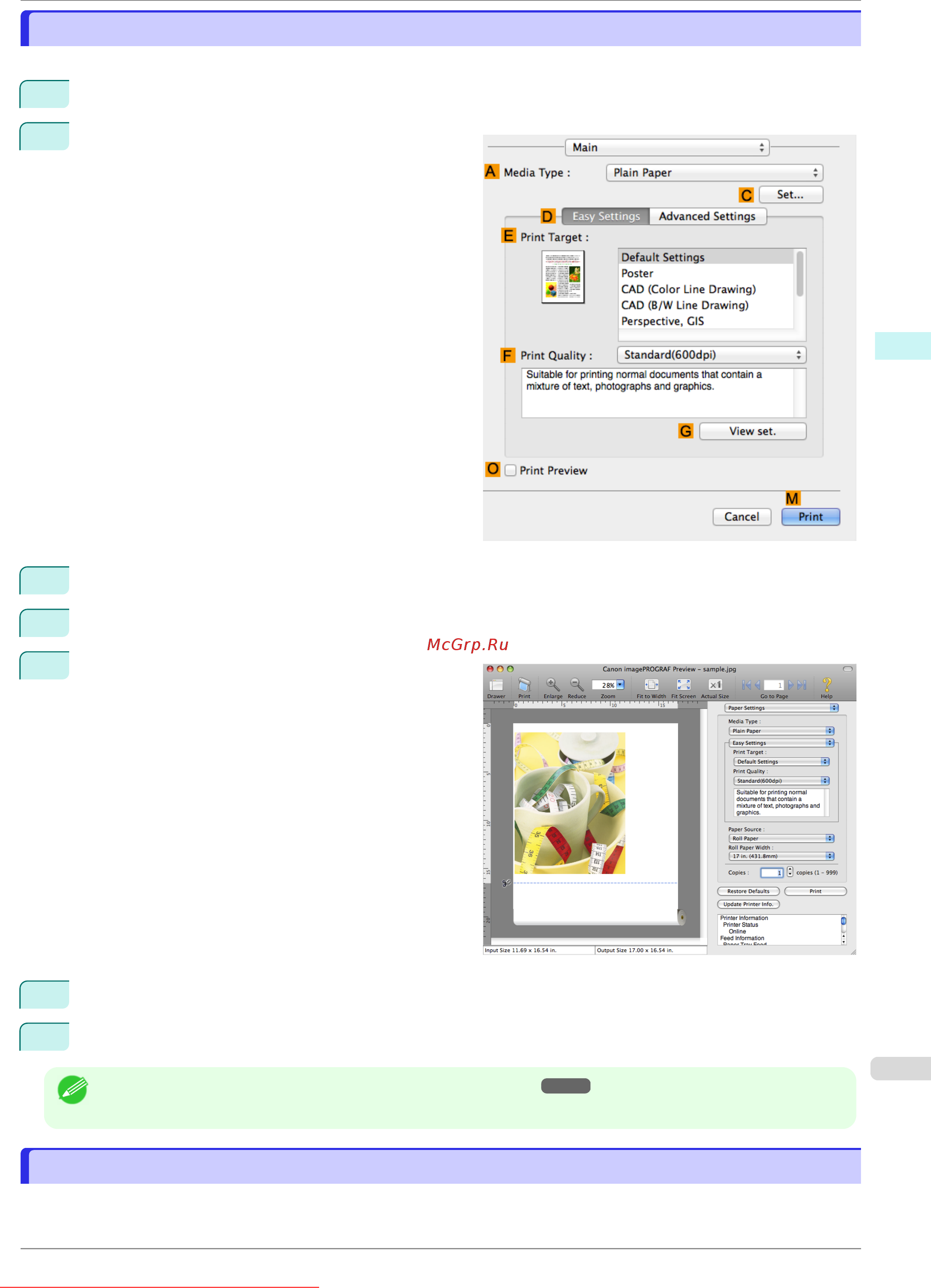 Canon imageprograf ipf670 [251/596] Checking the layout in a preview before printing