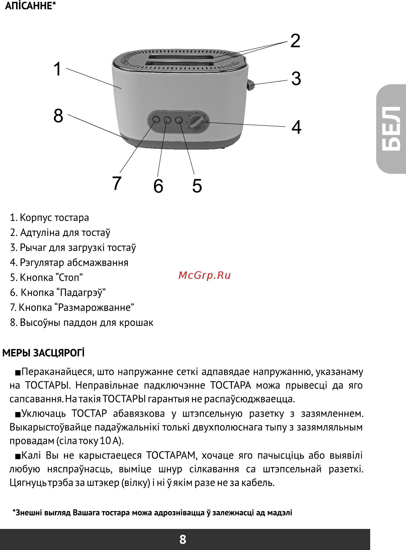 Redber ST-858 [9/20] Страница 9