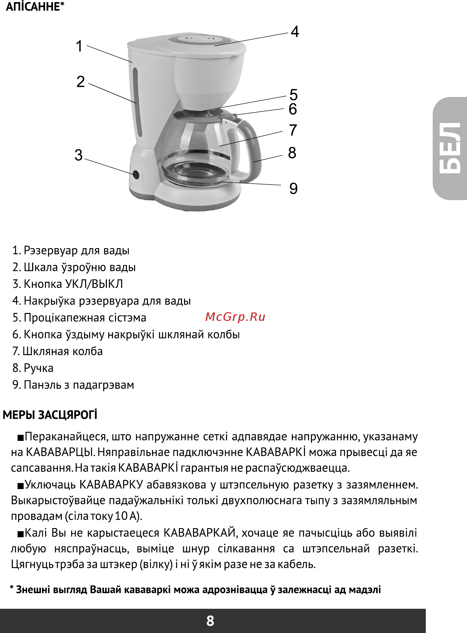 Redber CMC-998 [9/20] Бел