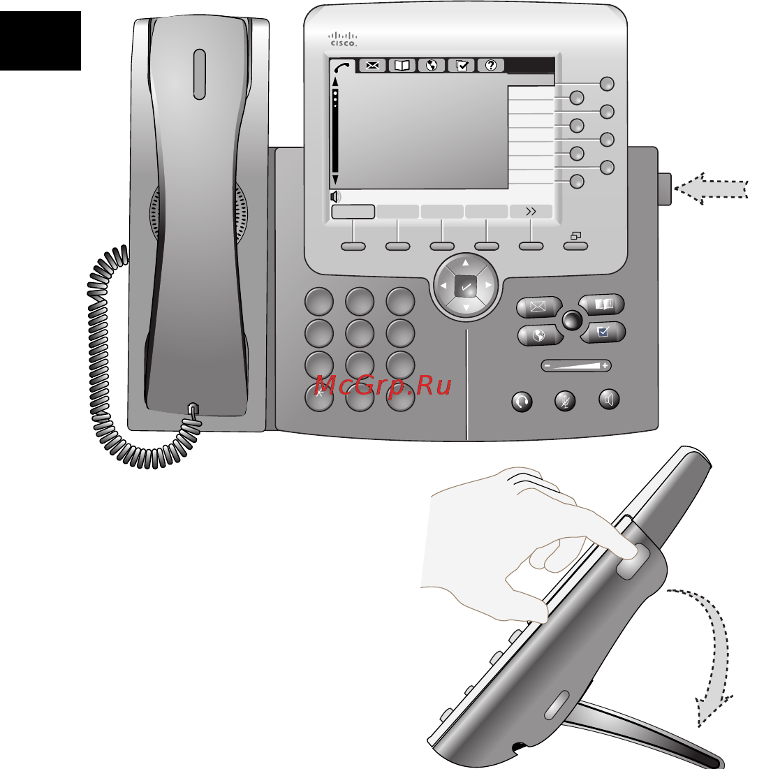 Cisco cp-7975g Инструкция по эксплуатации онлайн [8/12] 180658
