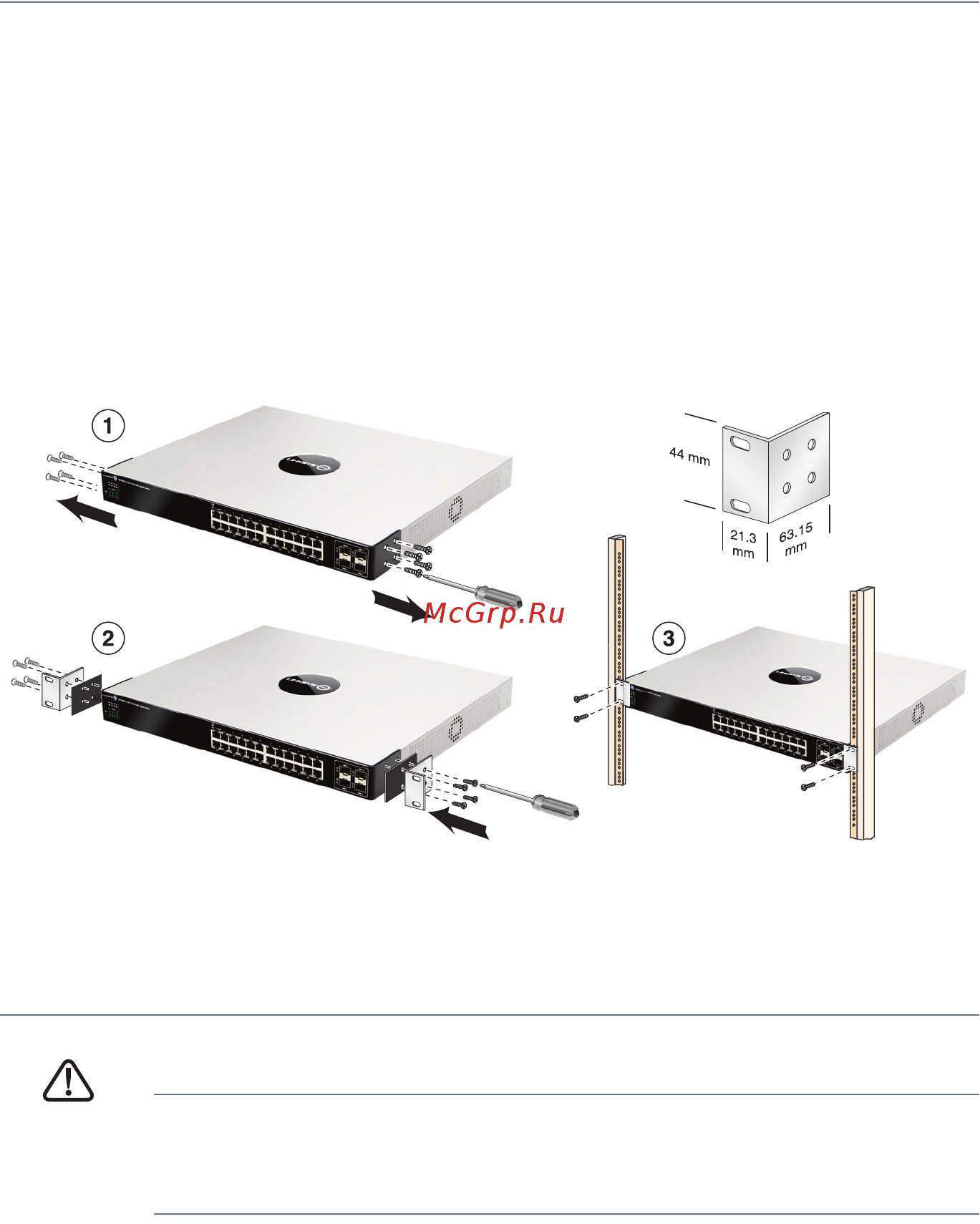 Cisco sb sf300-48pp-k9-eu [4/16] Rack mount placement