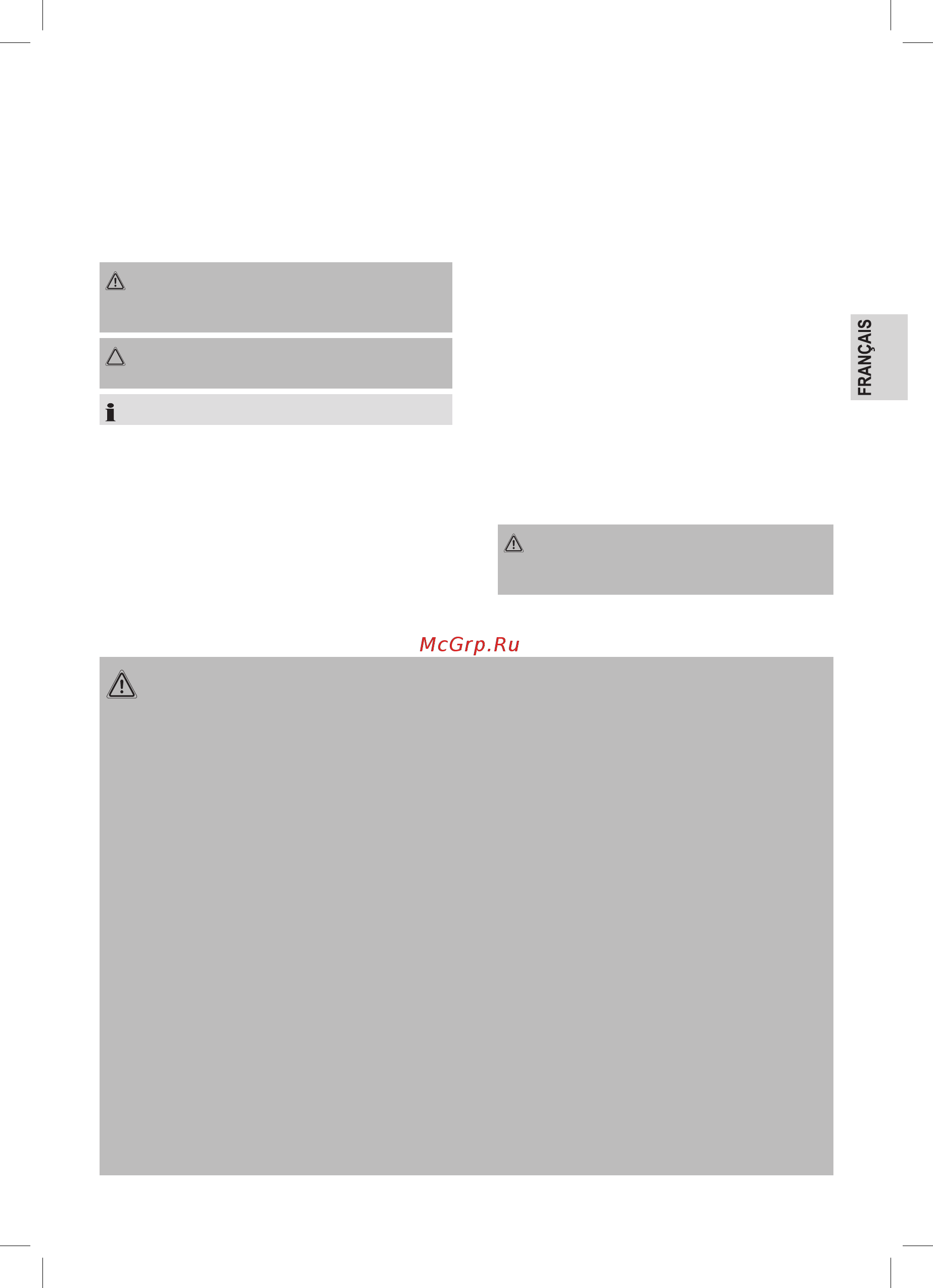Clatronic ms 3654 soft touch weiss [15/58] Instructions de sécuritéspéciales pour cet appareil