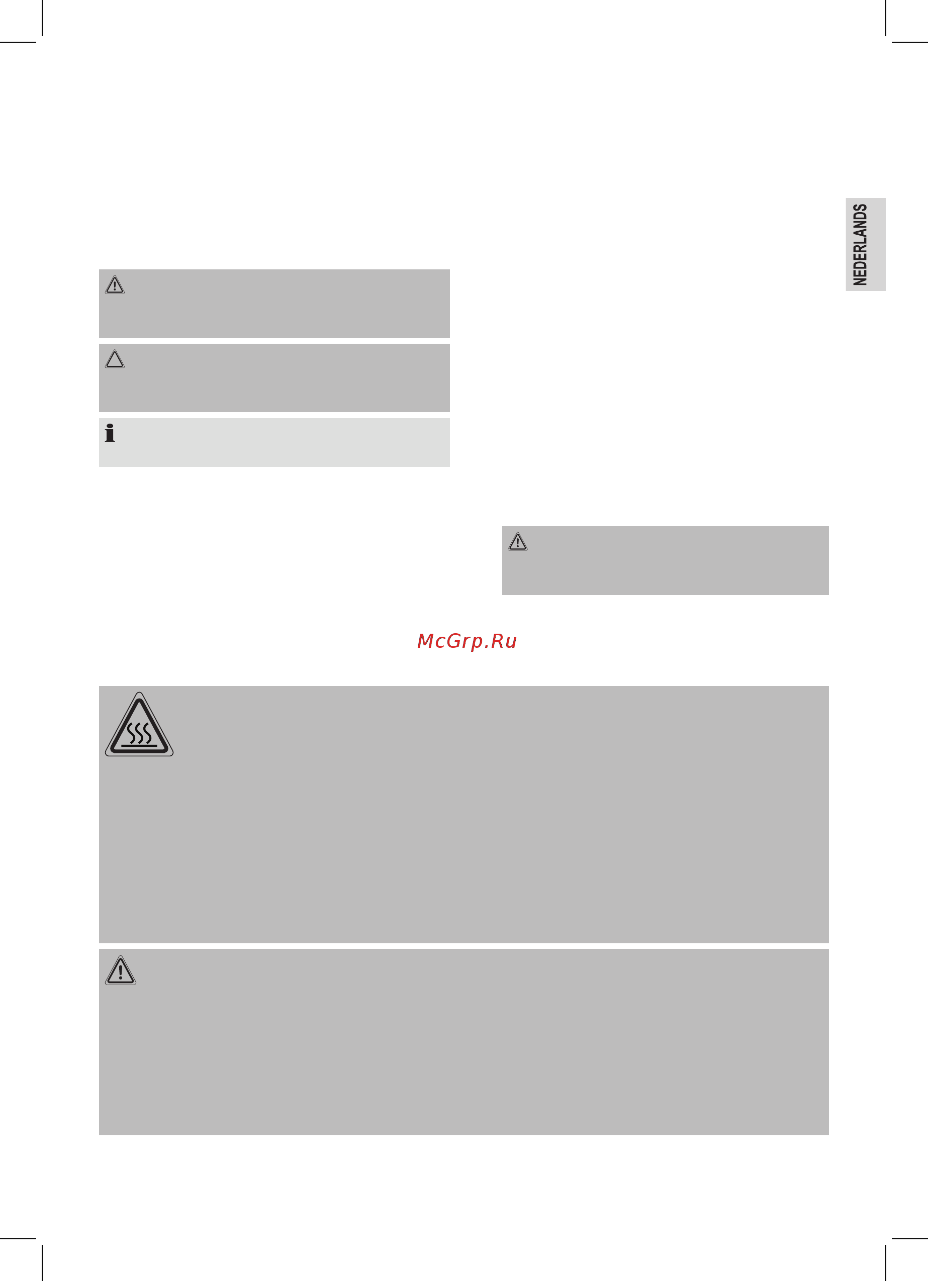 Clatronic st 3628 schwarz [7/48] Speciale veiligheidsinstructies voor dit apparaat