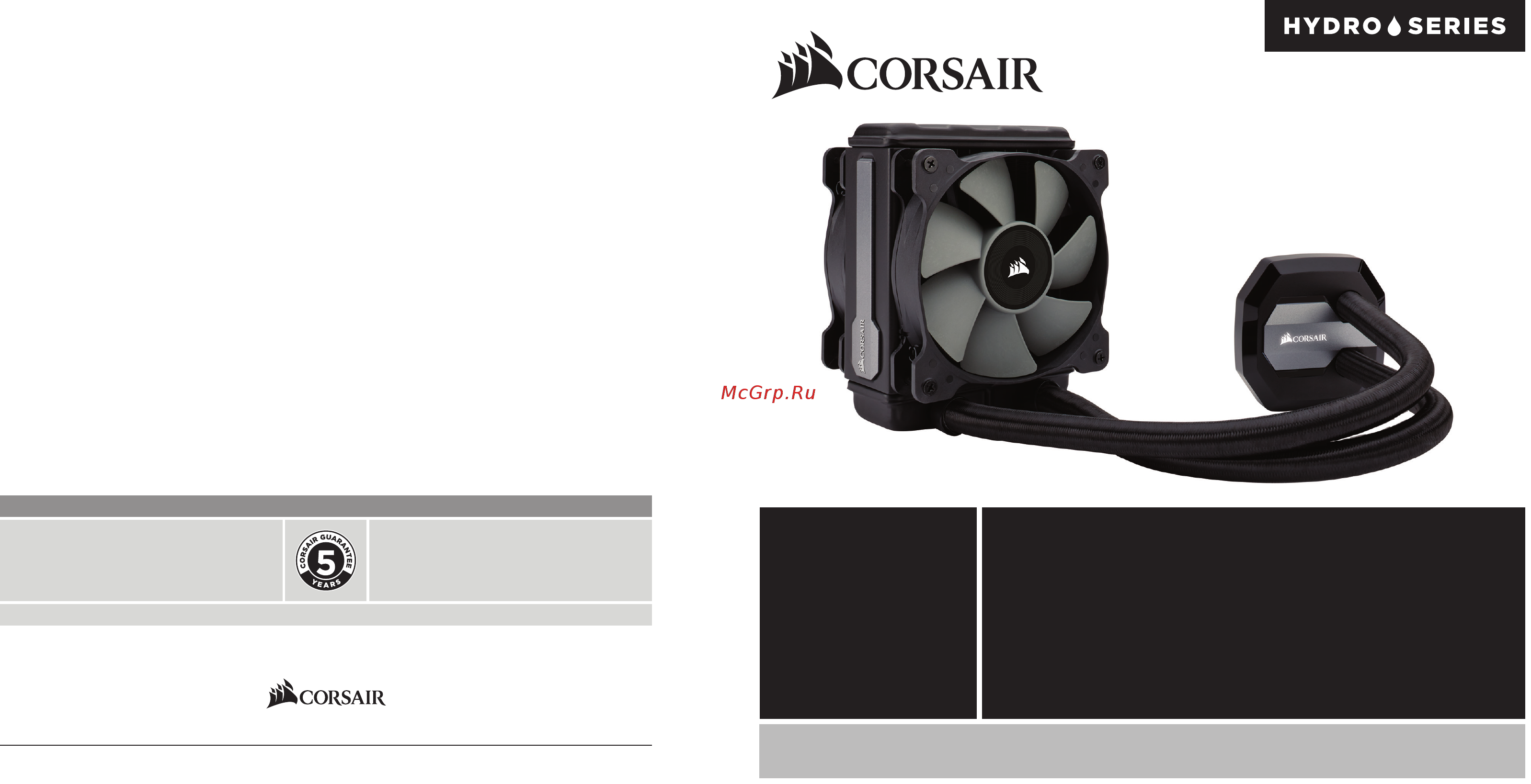 Corsair h80i v2 Инструкция по эксплуатации онлайн