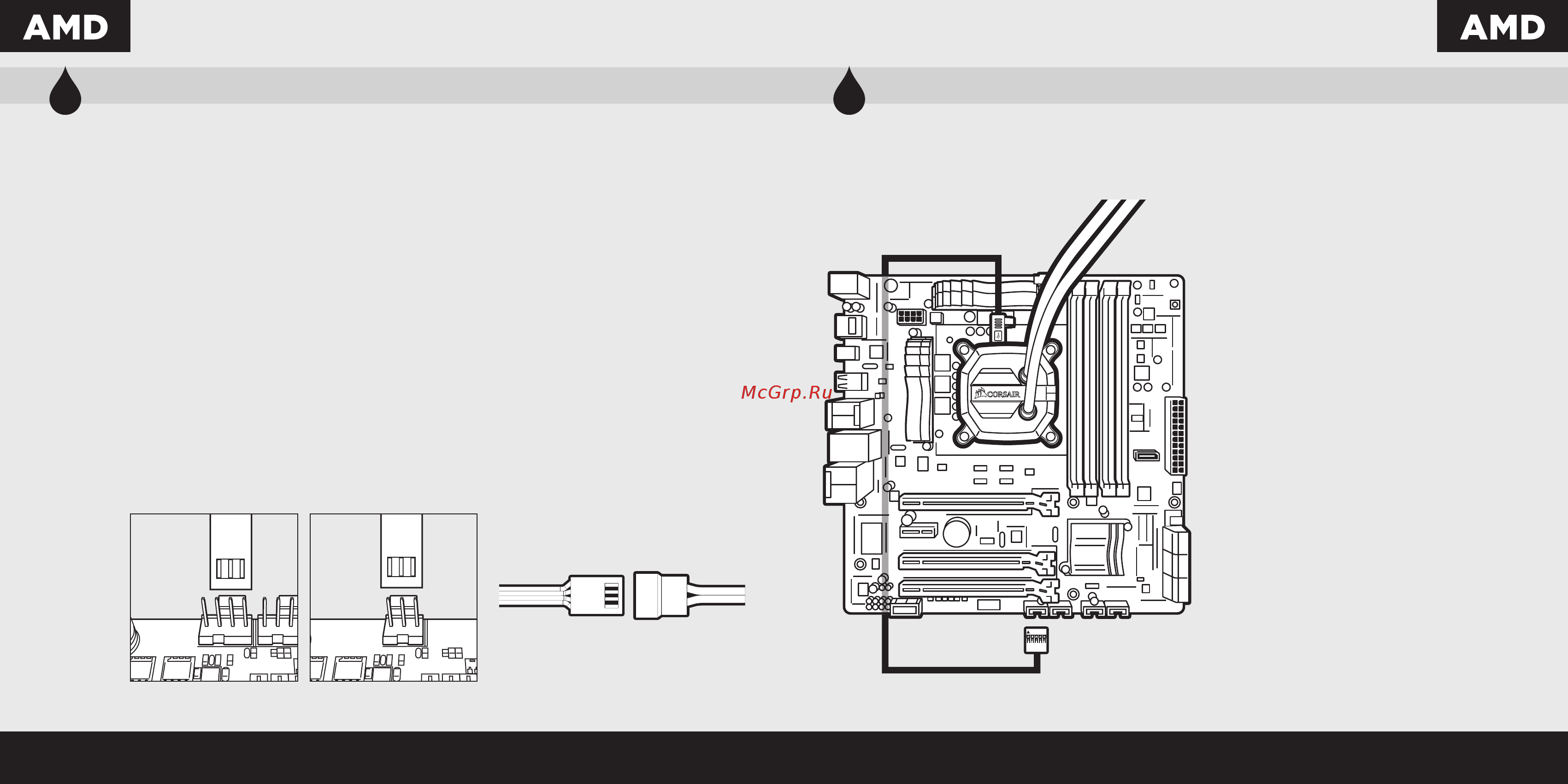 Corsair h80i v2 [10/12] Connect power to the fans and pump