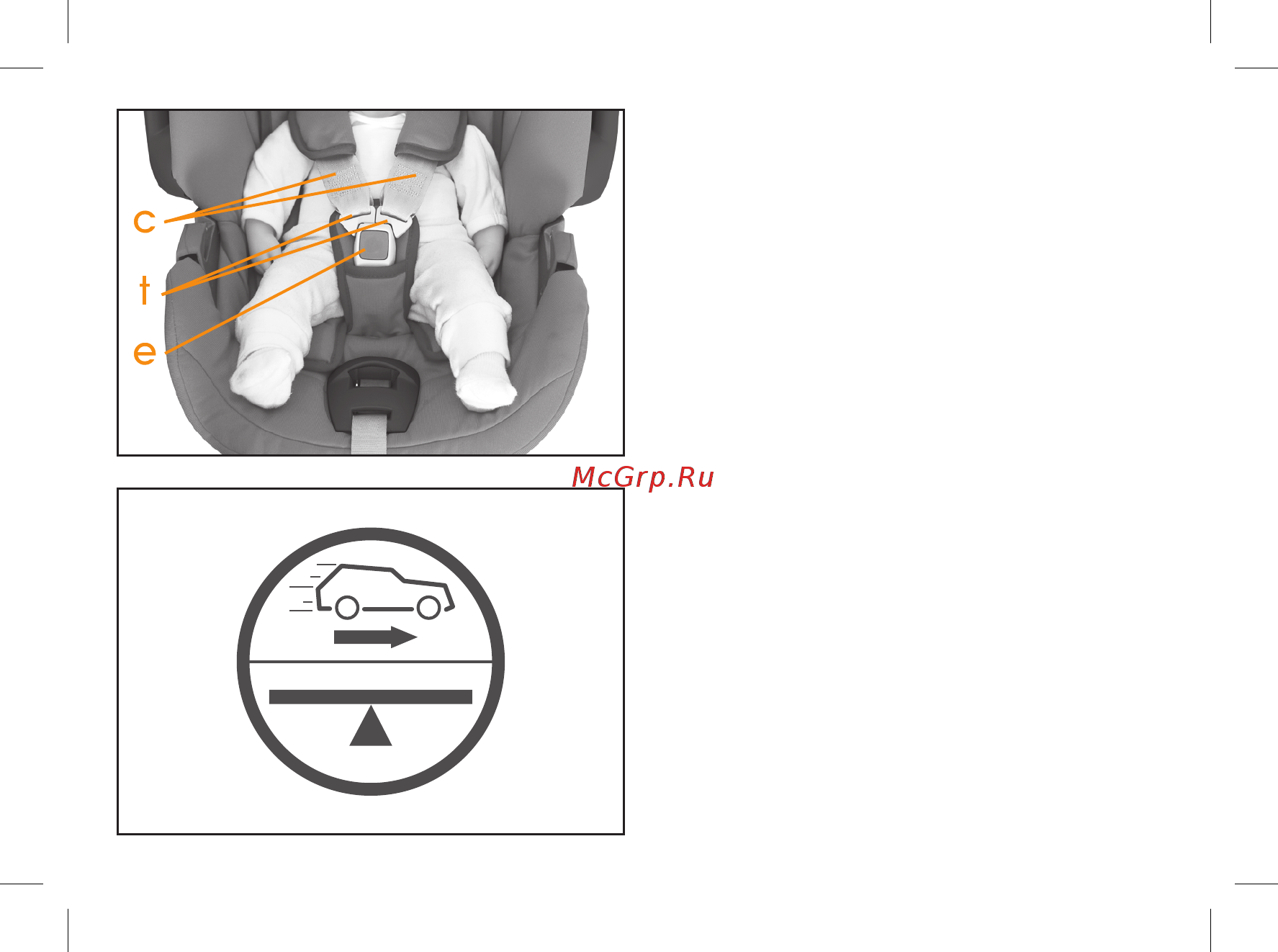 Cybex Aton Basic Pure Black [28/48] Installing the baby seat correctly