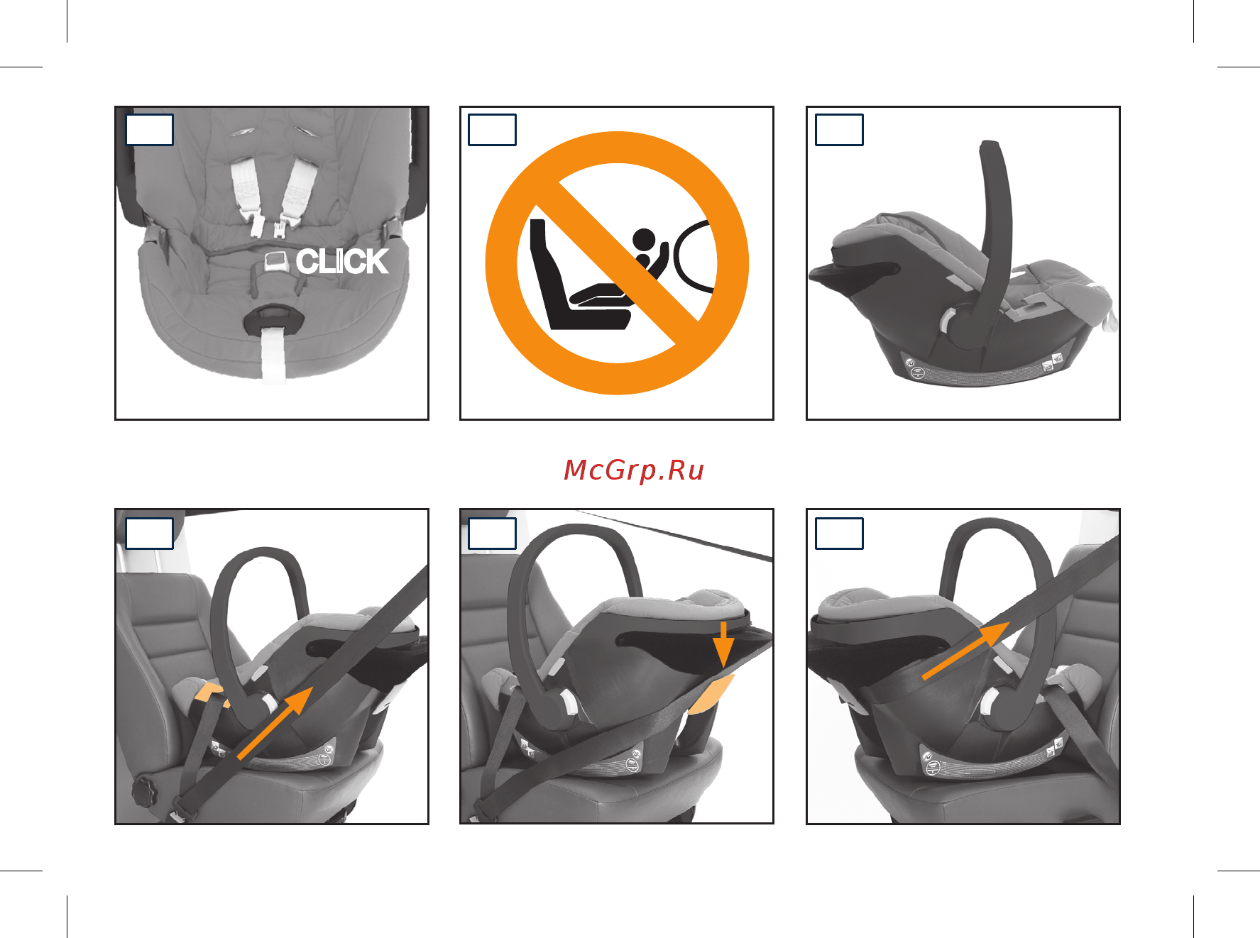Cybex Aton Basic группа 0+, Cyan Инструкция по эксплуатации онлайн [5/48] 306496