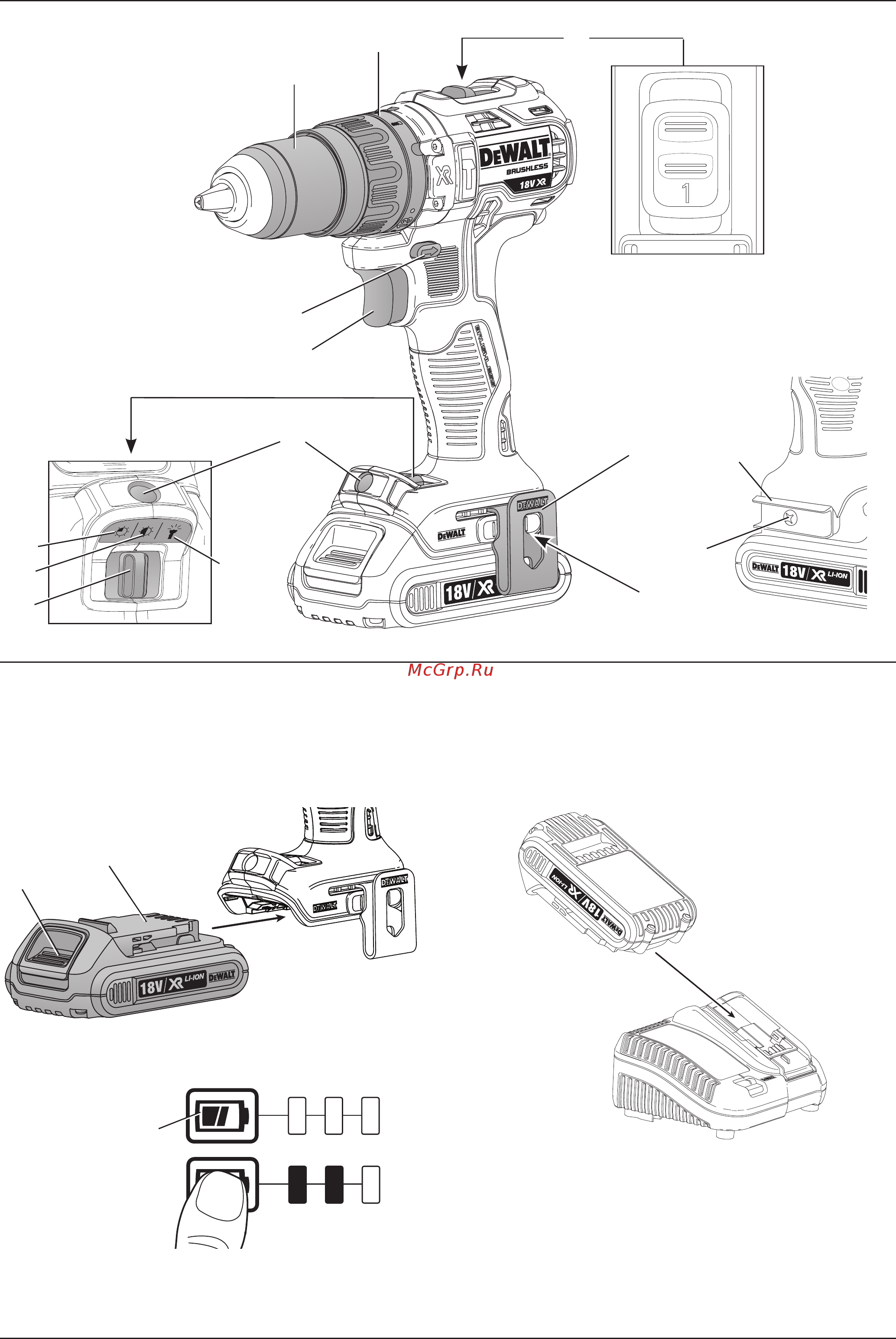 Dewalt DCD791D2-QW Инструкция по эксплуатации онлайн [2/23] 306670