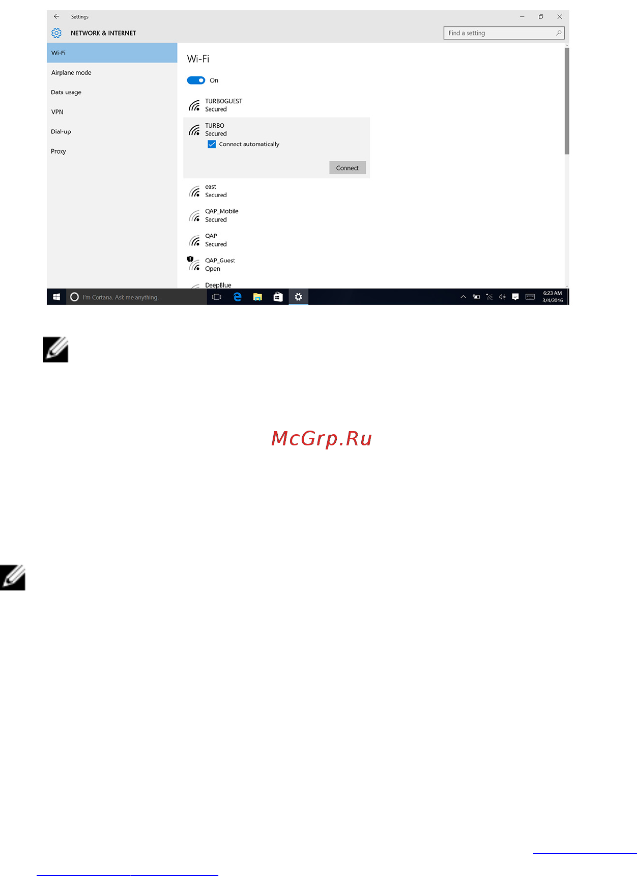 Dell inspiron 3168, 3168-5407 [103/125] Включение и выключение bluetooth