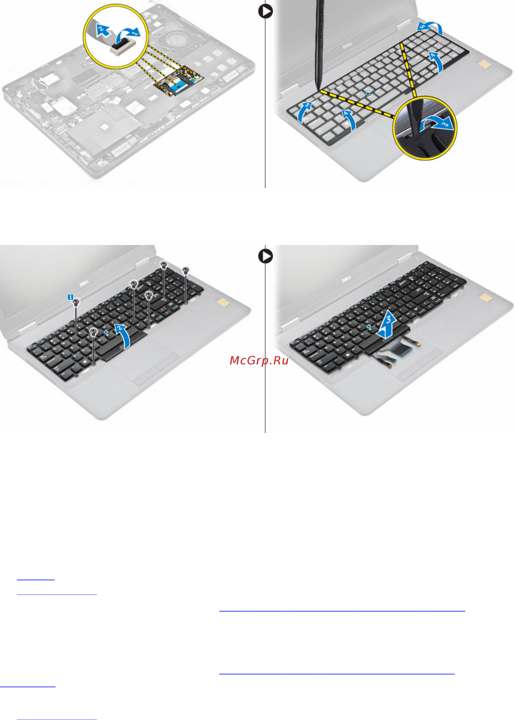Dell E5570 (5570-9716) [22/69] Установка клавиатуры