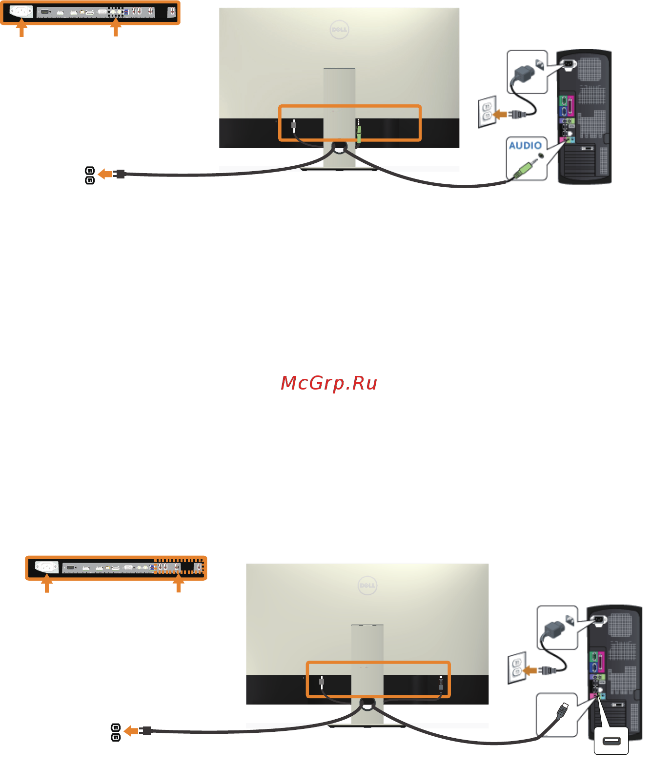Dell p4317q [25/53] Connecting the usb 3 cable