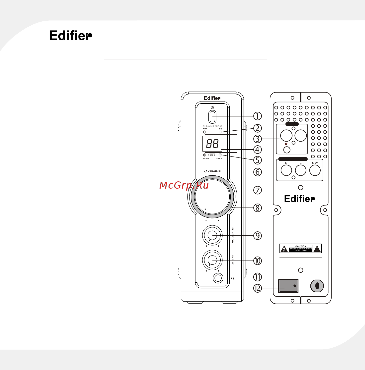 Edifier c2 [4/10] Instruções de conexões