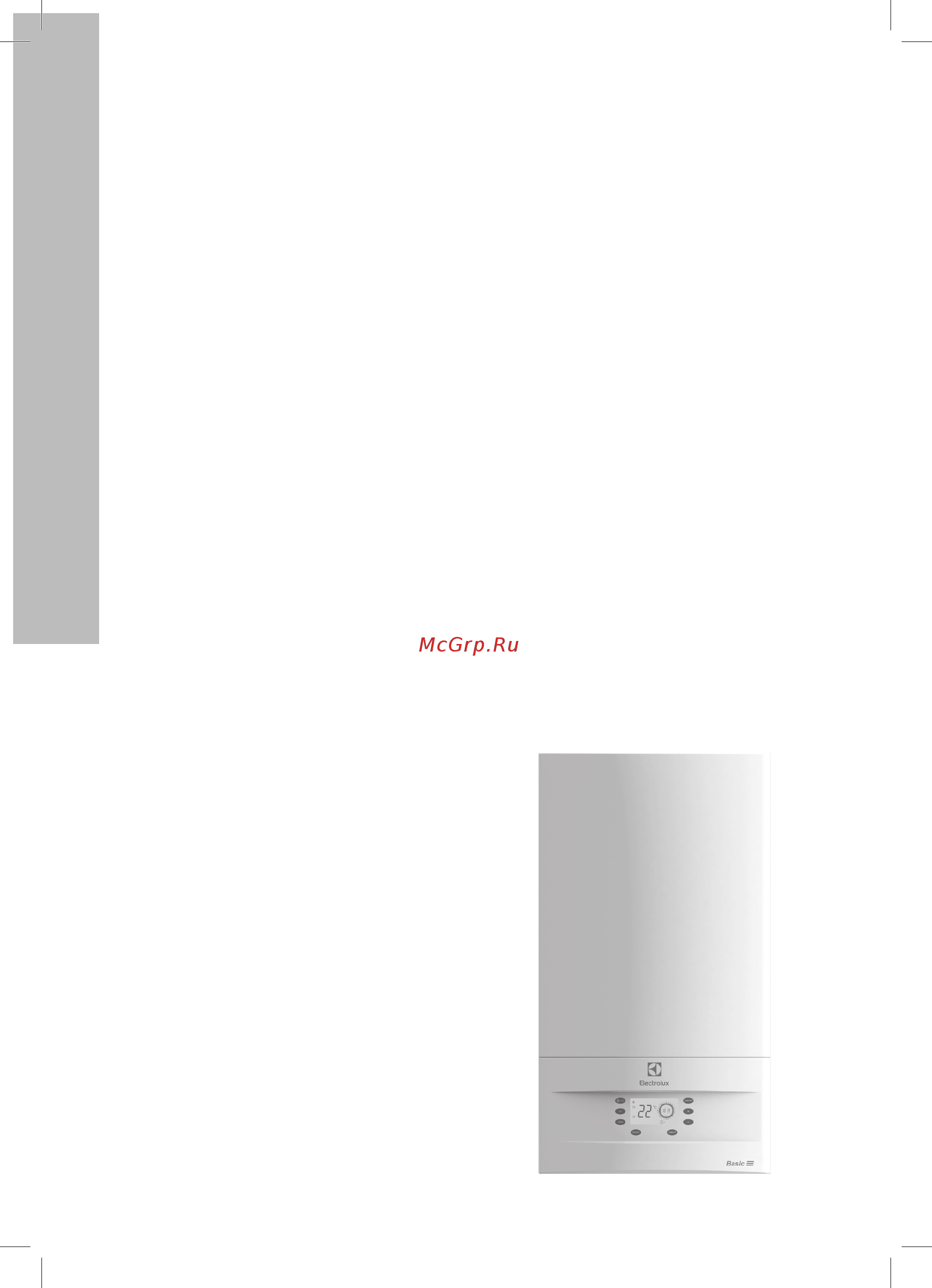 Electrolux basic duo 24fi [2/32] Внешний вид котла
