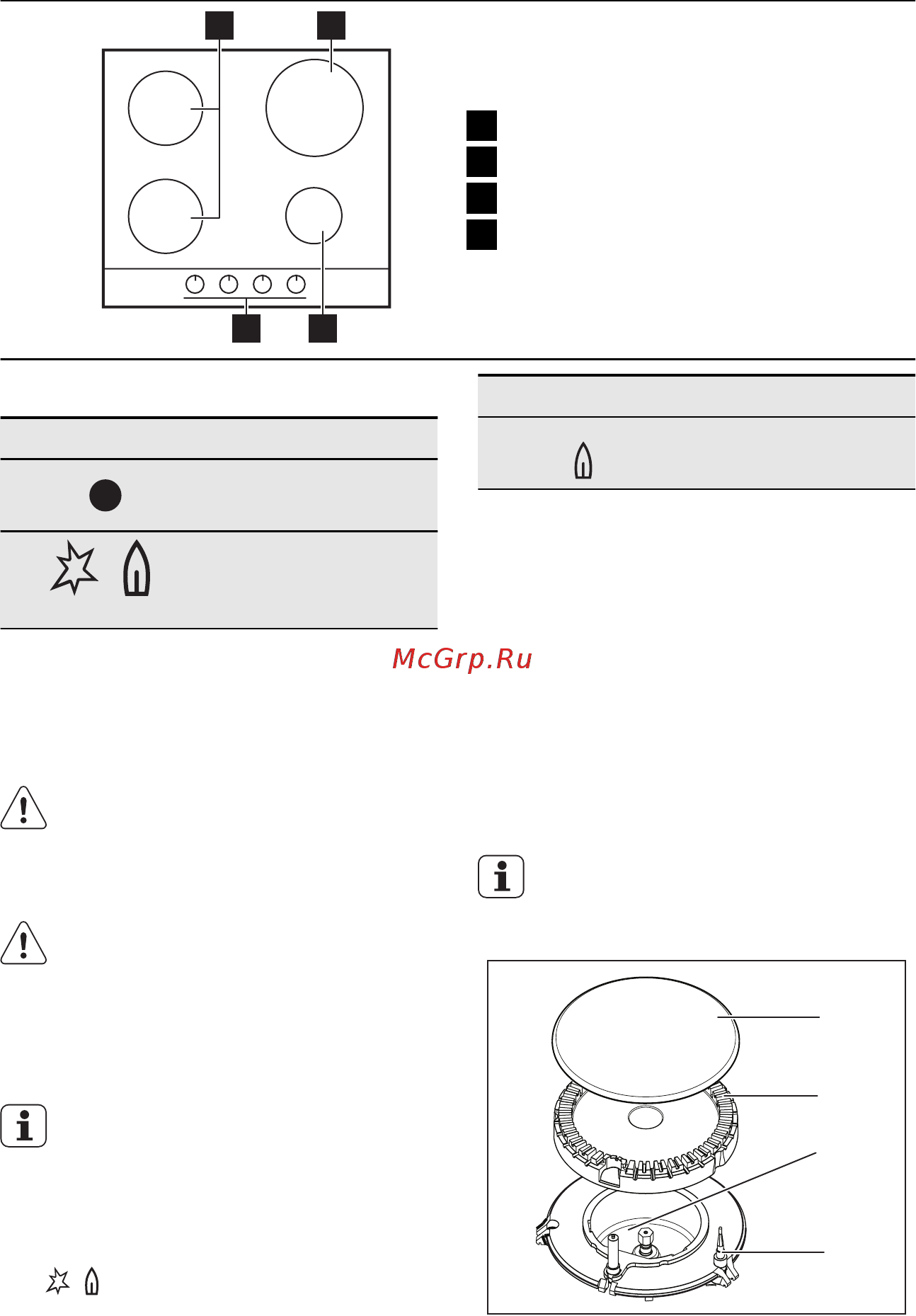 Electrolux egg 96243nx [7/48] Газ барынша аз беріледі