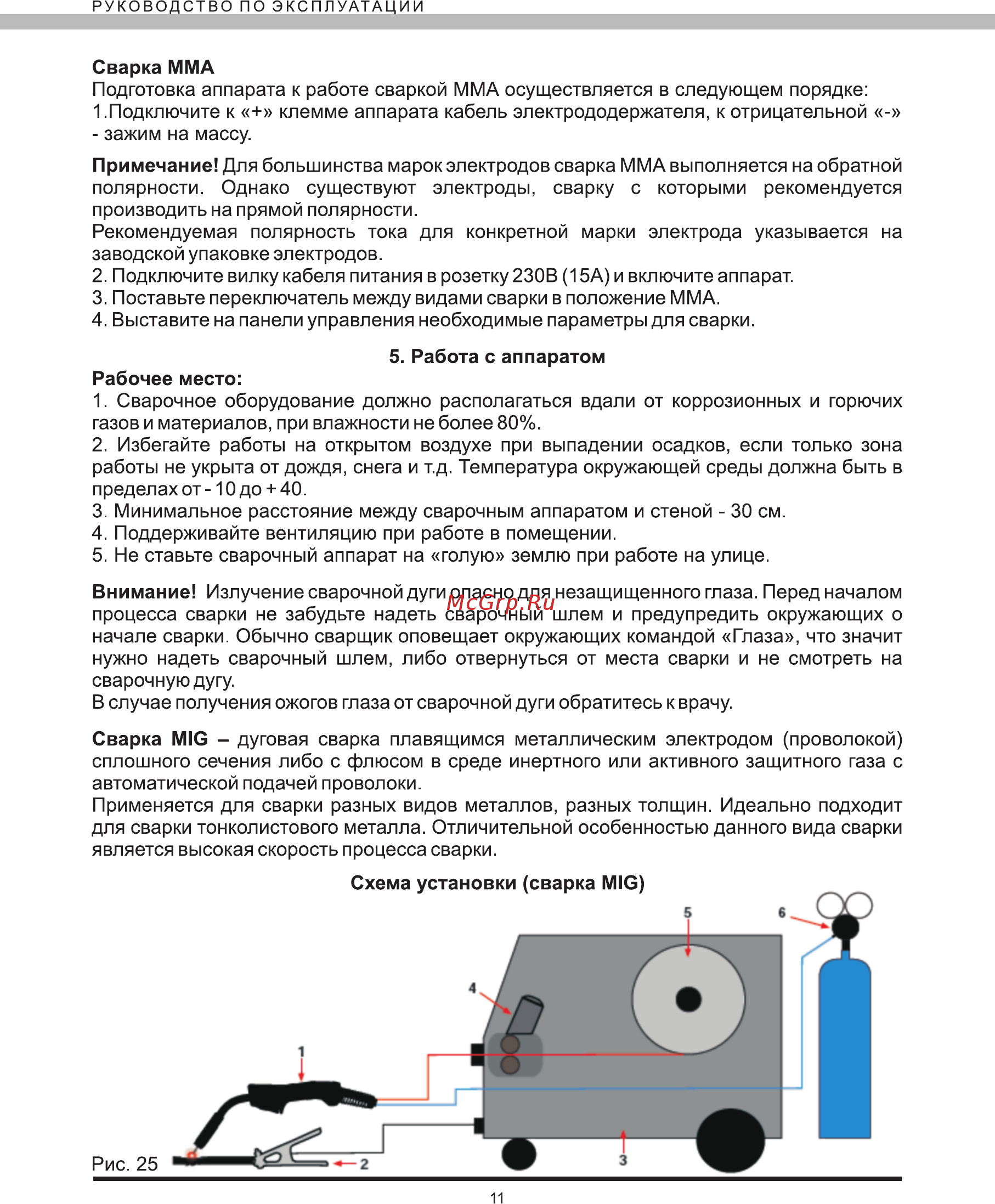 Elitech АИС 160 ПН Инструкция по эксплуатации онлайн [11/16] 269492