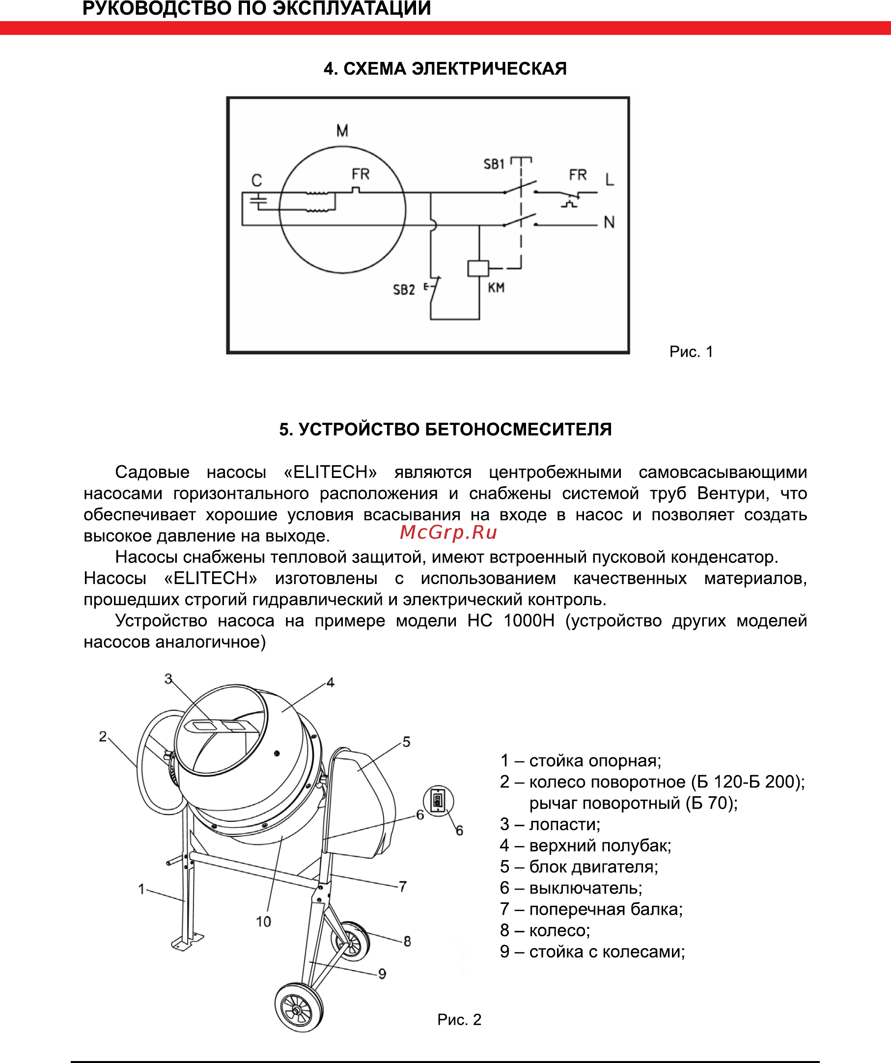 Elitech Б120 Инструкция по эксплуатации онлайн [6/16] 269142