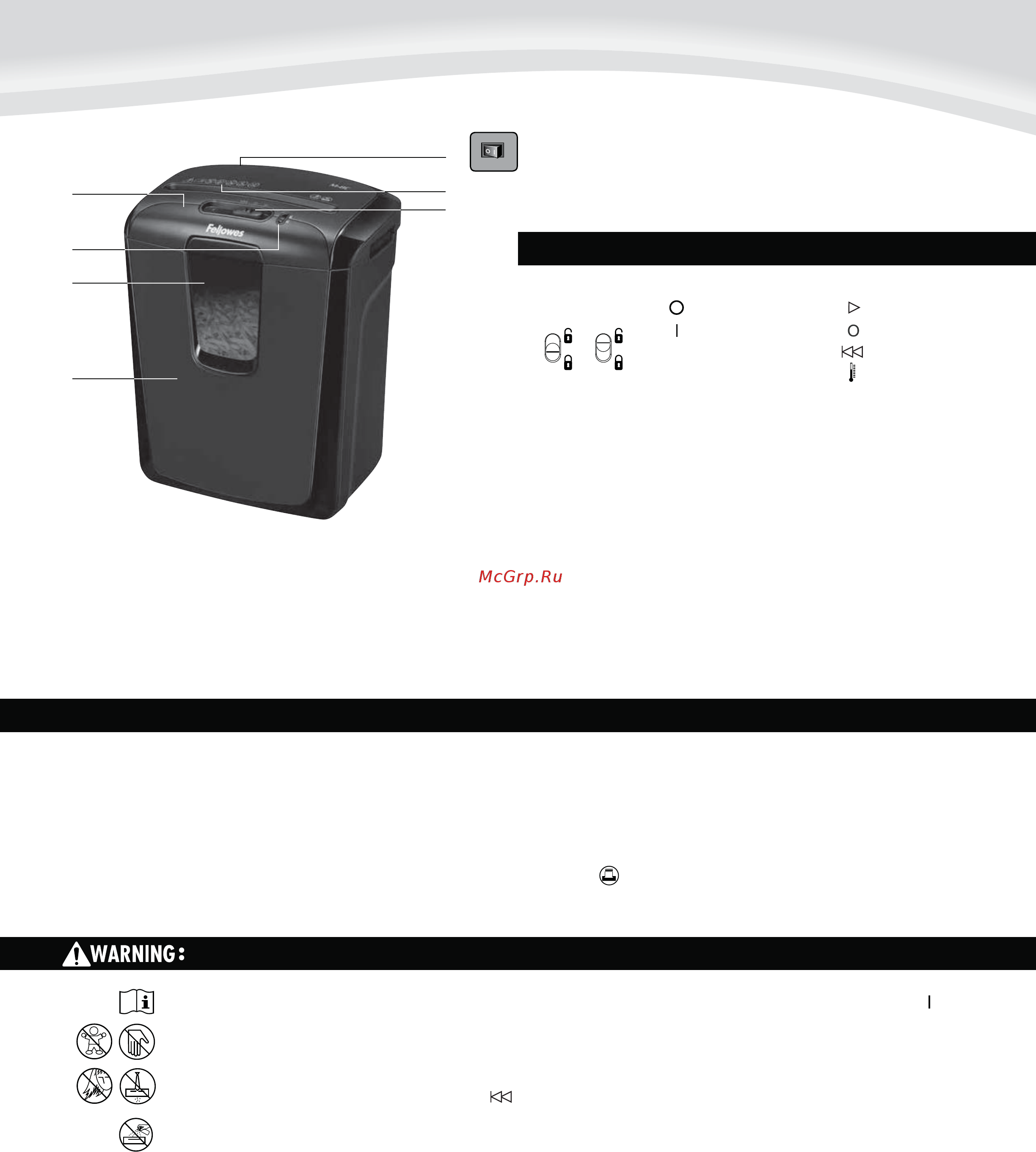 Fellowes powershred m-8c [2/40] English