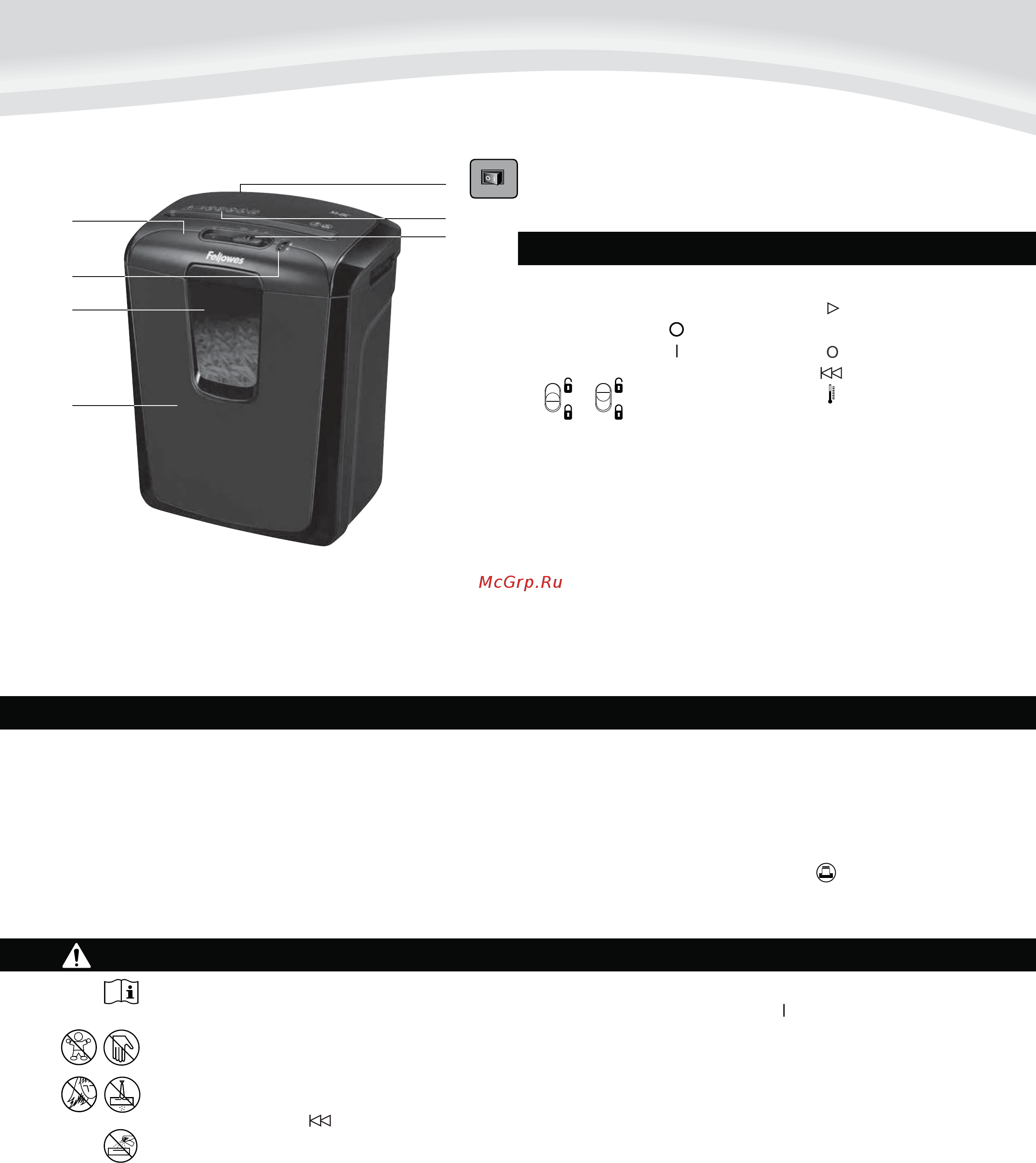Fellowes powershred m-8c [6/40] Español