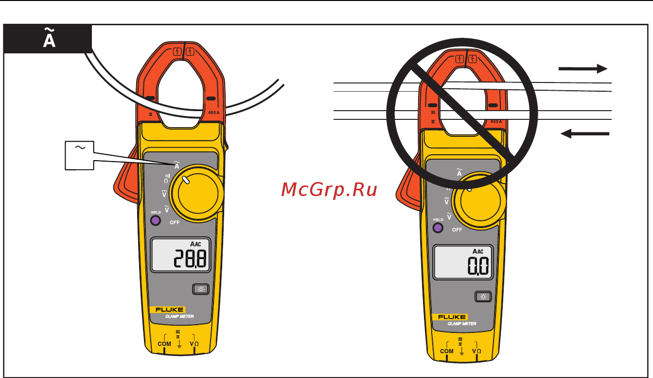 Fluke 302+ [19/24] Clamp meter токоизмерительные клещи