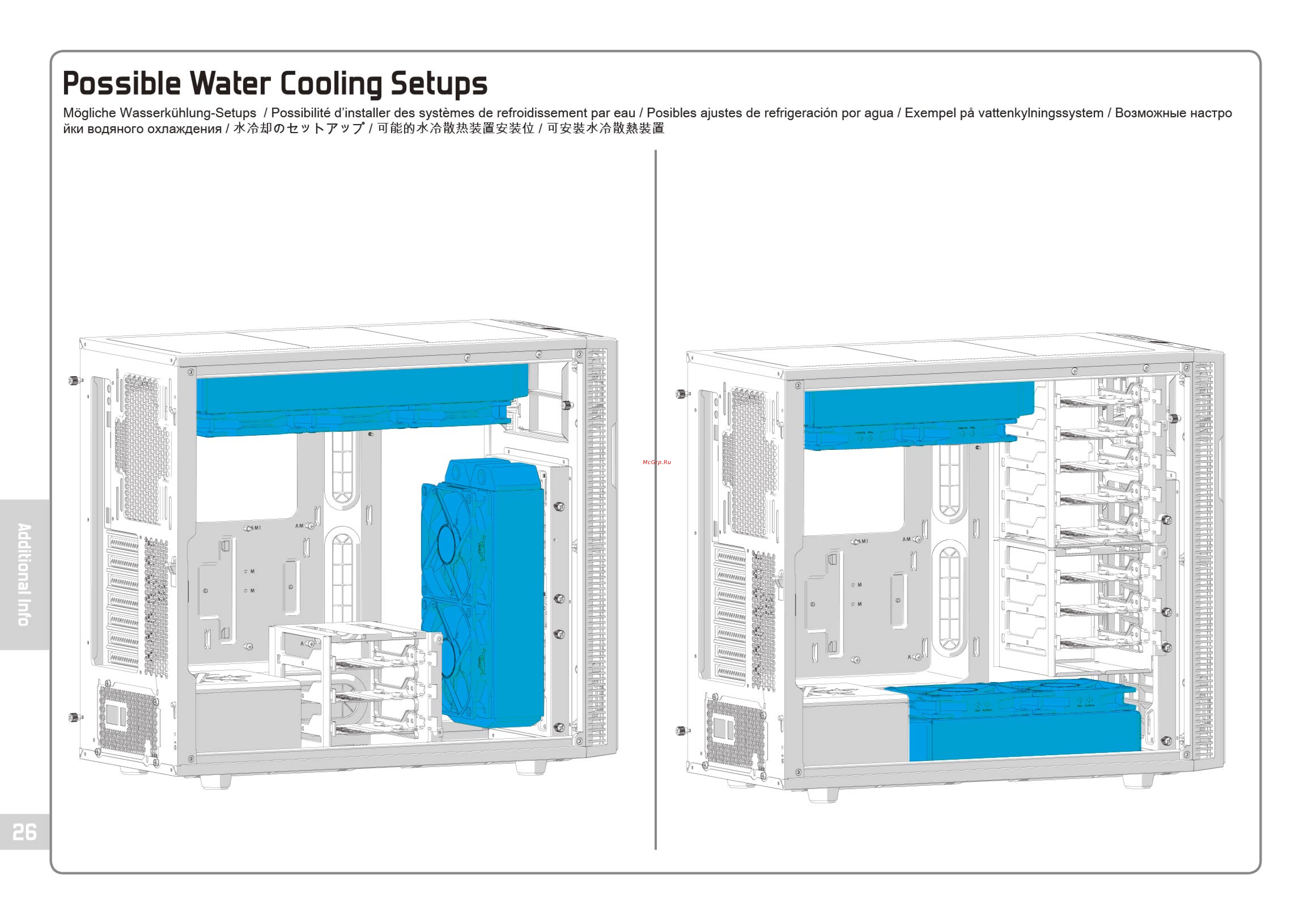 Fractal Design define r5, fd-ca-def-r5-ti, w/o psu, titanium [30/40] Possible water cooling setups
