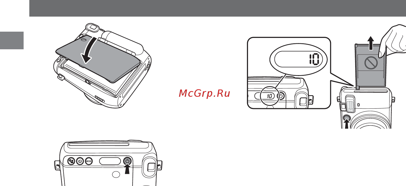 Fujifilm INSTAX MINI 70 Black [10/28] Установка картриджа с фотобумагой instax mini продолжение