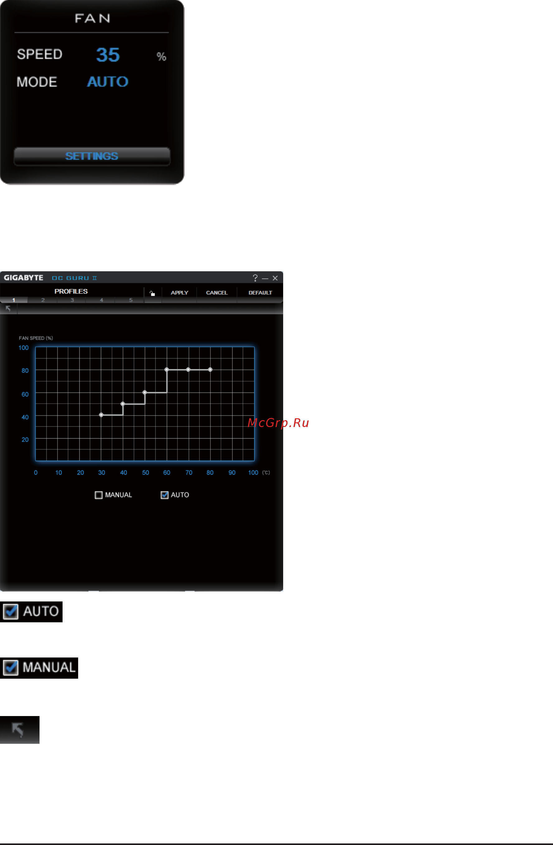 Gigabyte GV-N65TWF2-2GI (rev. 1.0) [14/34] Settings