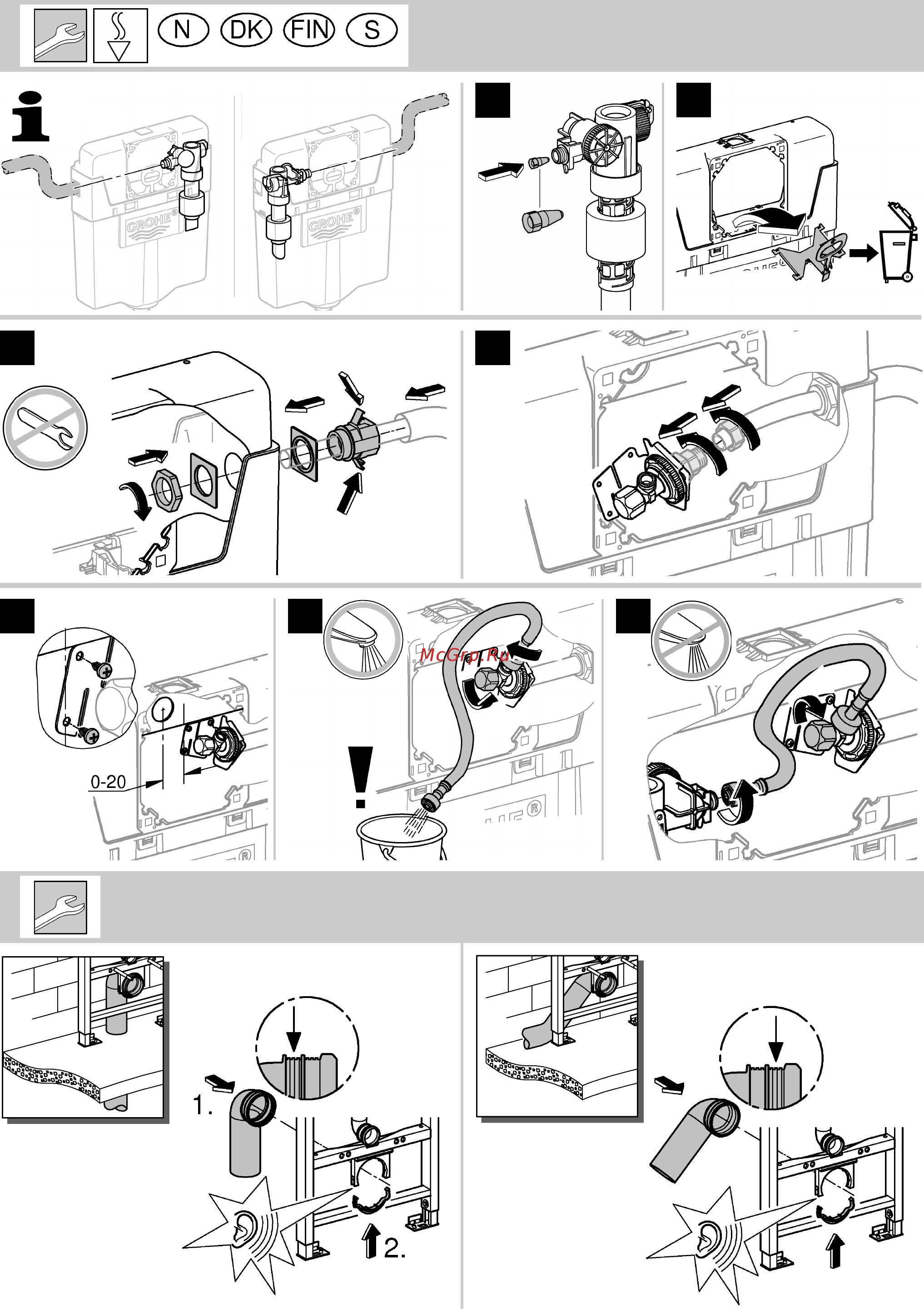 Grohe rapid sl 38722001 Инструкция по эксплуатации онлайн [9/10] 181746