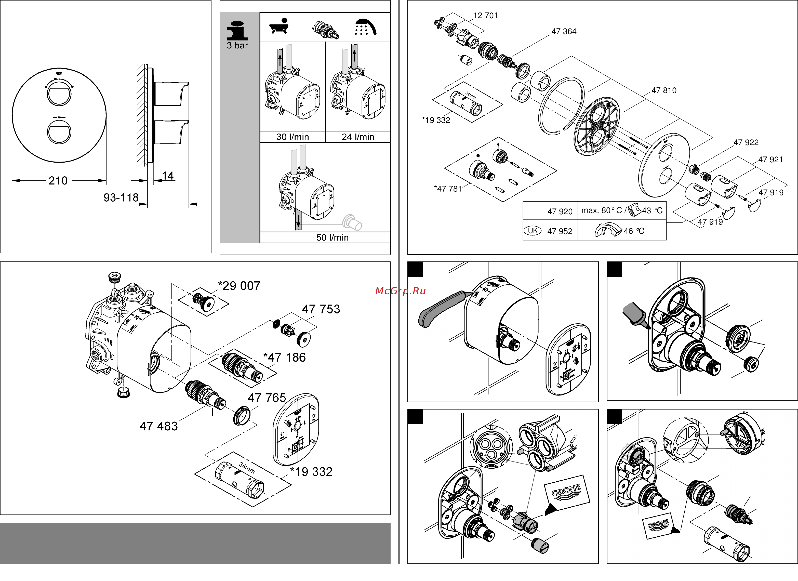 Grohe grohtherm 2000 34283001 [2/32] Bitte diese anleitung an den benutzer der armatur weitergeben