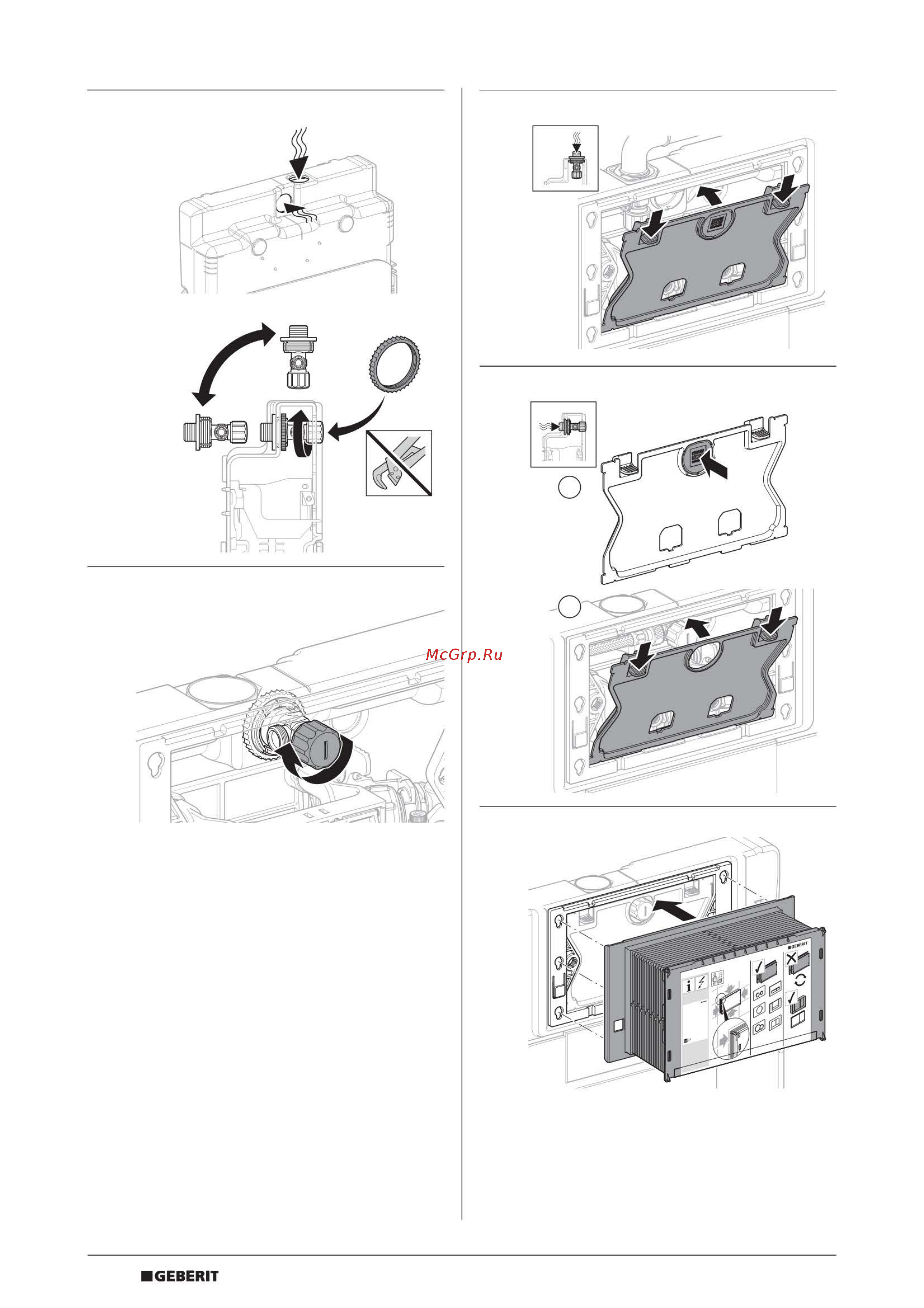 Geberit duofix 111.361.00.5 Инструкция по эксплуатации онлайн [10/12] 181835