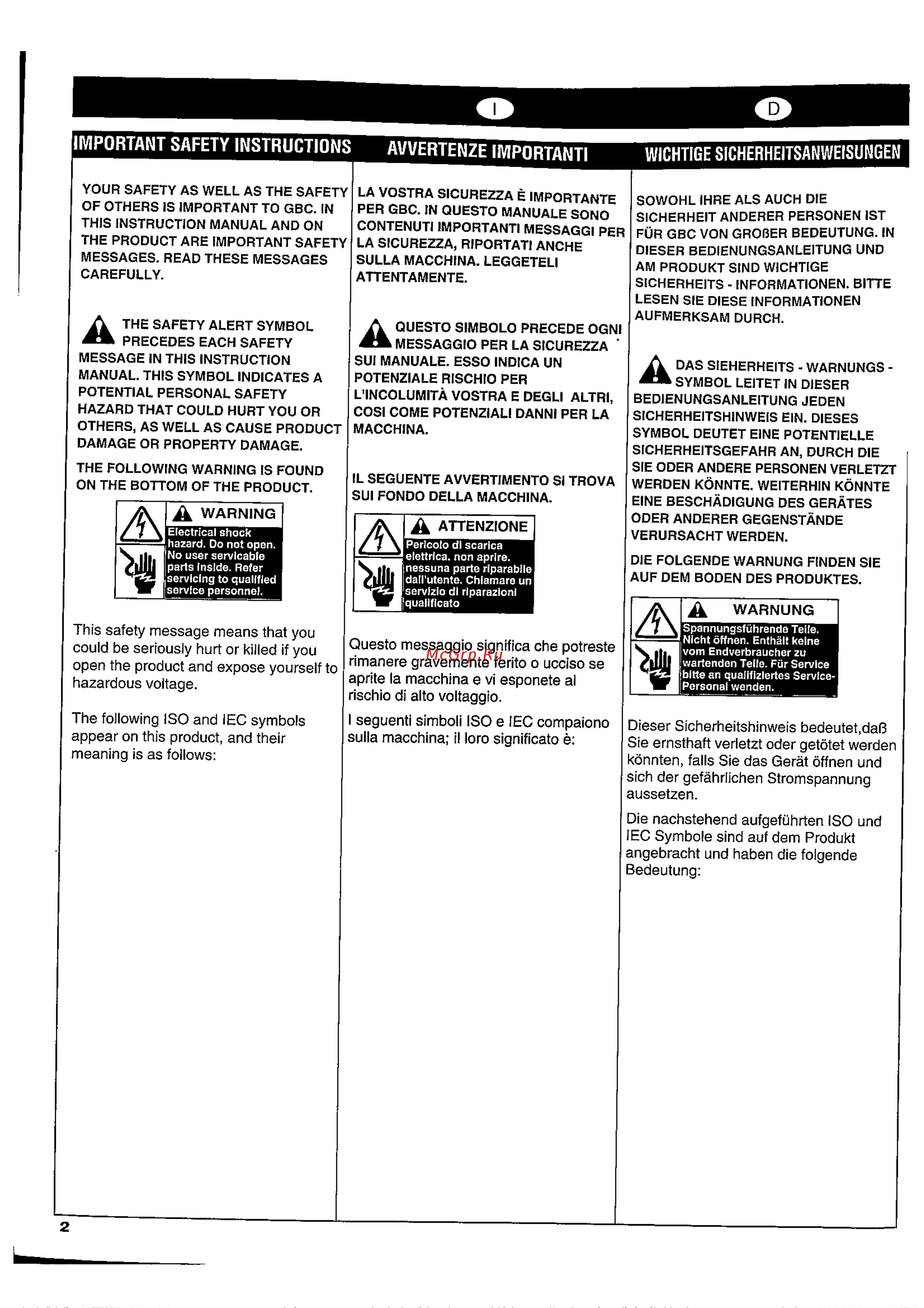 GBC HeatSeal™ ProSeries 3500LM Инструкция по эксплуатации онлайн [2/24] 182015