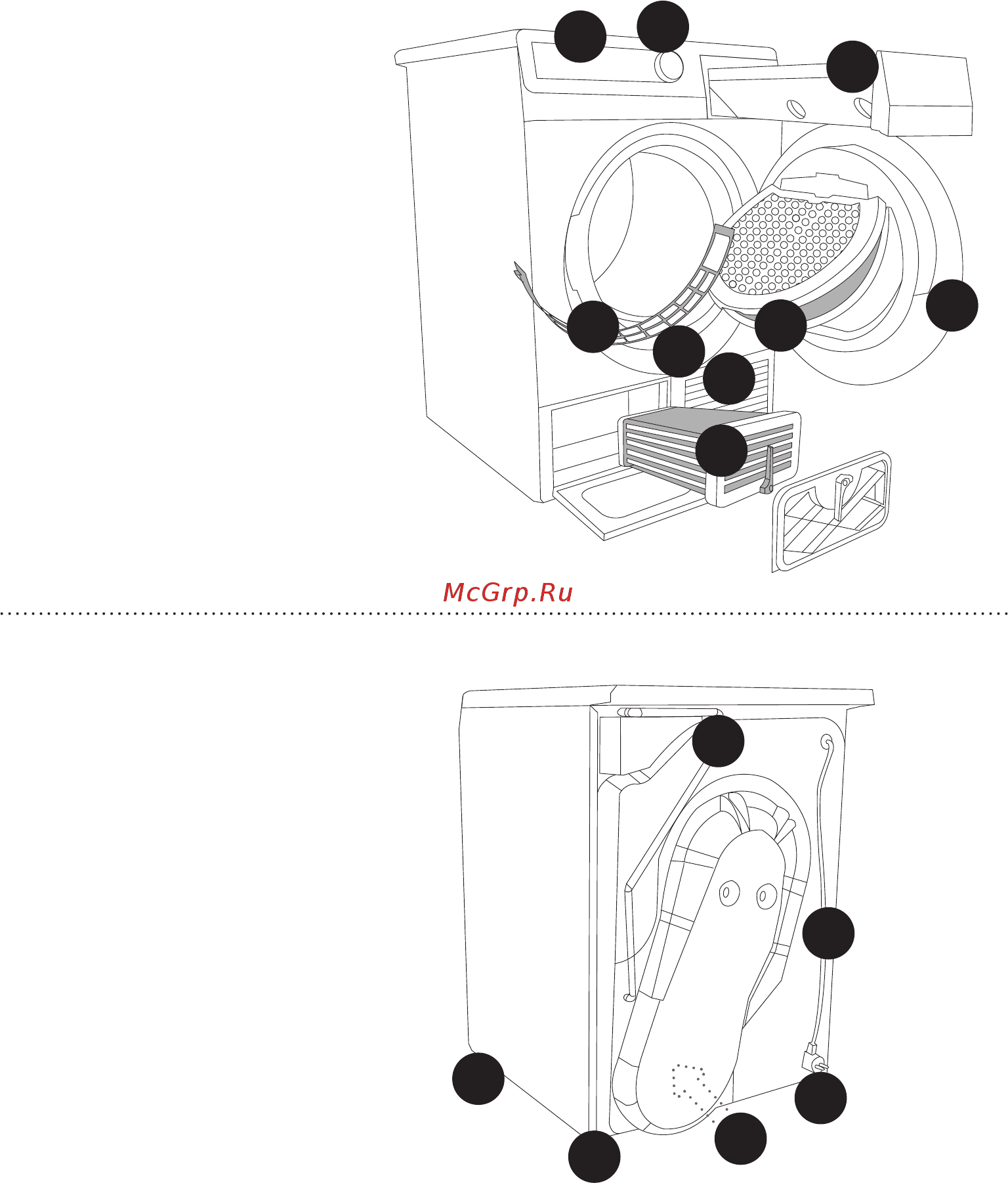 Gorenje d 844bh [8/48] Описание сушильной машины