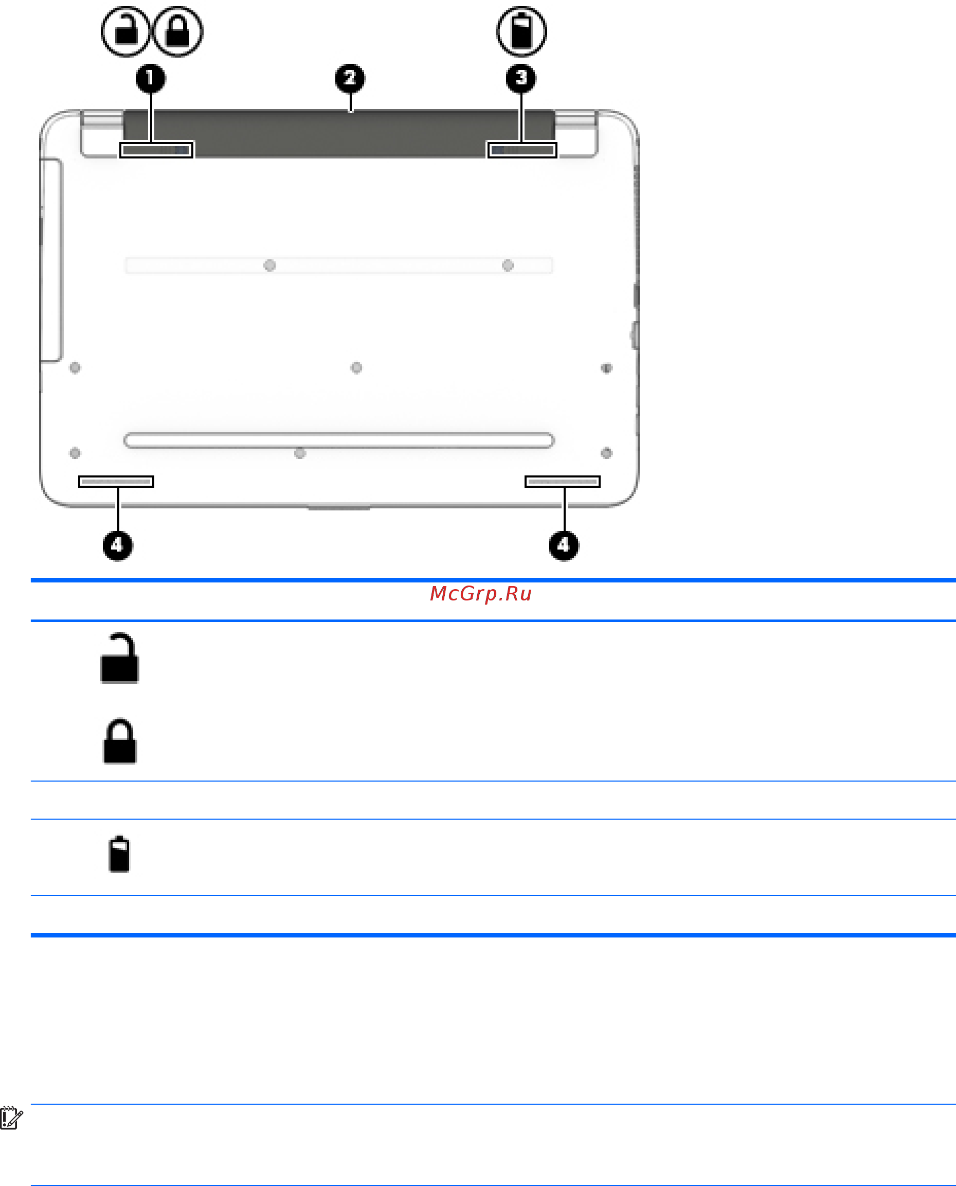 HP 15-ay590ur, 1BX92EA [25/79] Нижняя часть