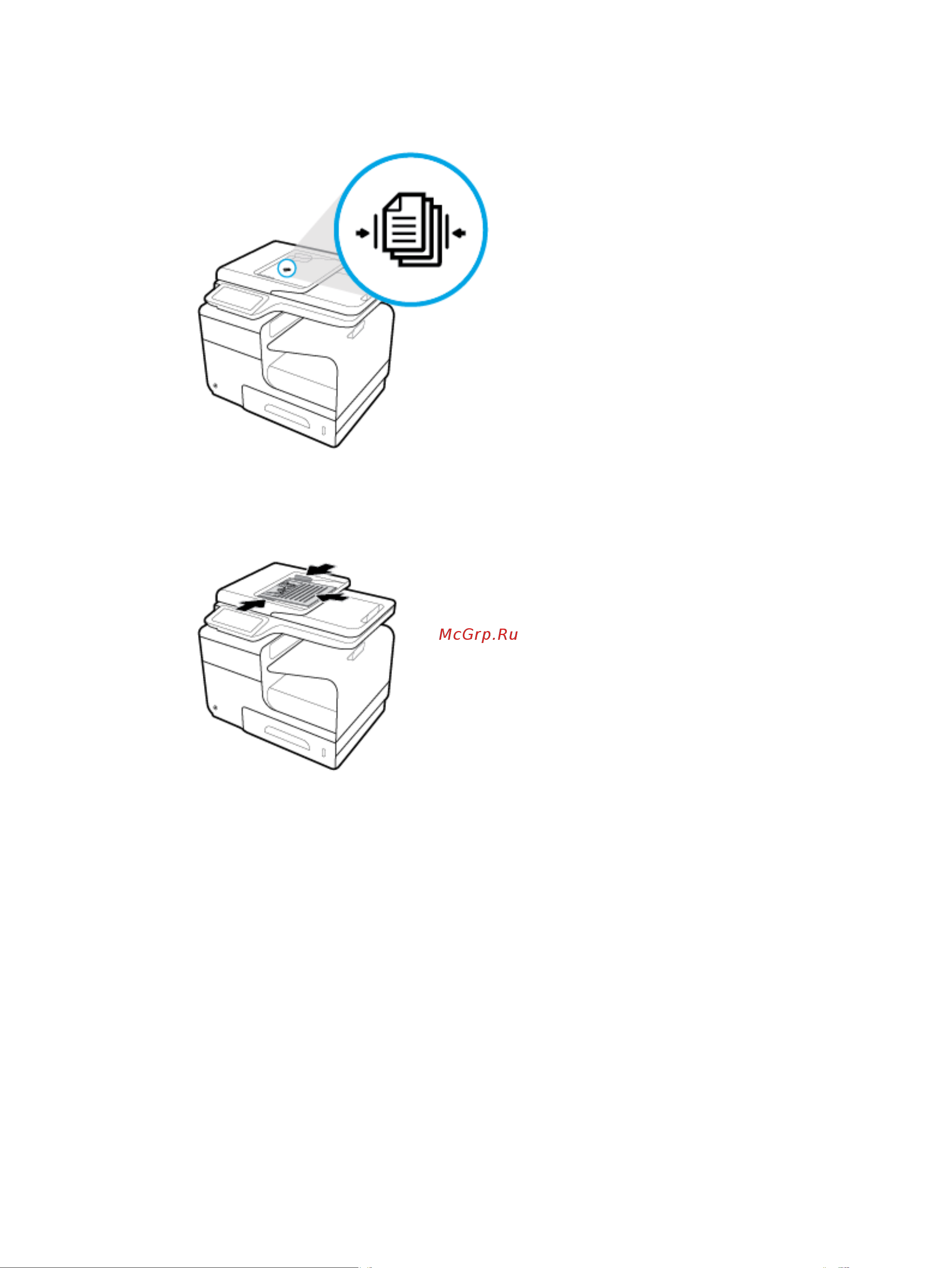 HP PageWide Pro MFP 477dw(D3Q20B) [75/231] Загрузка в сканер