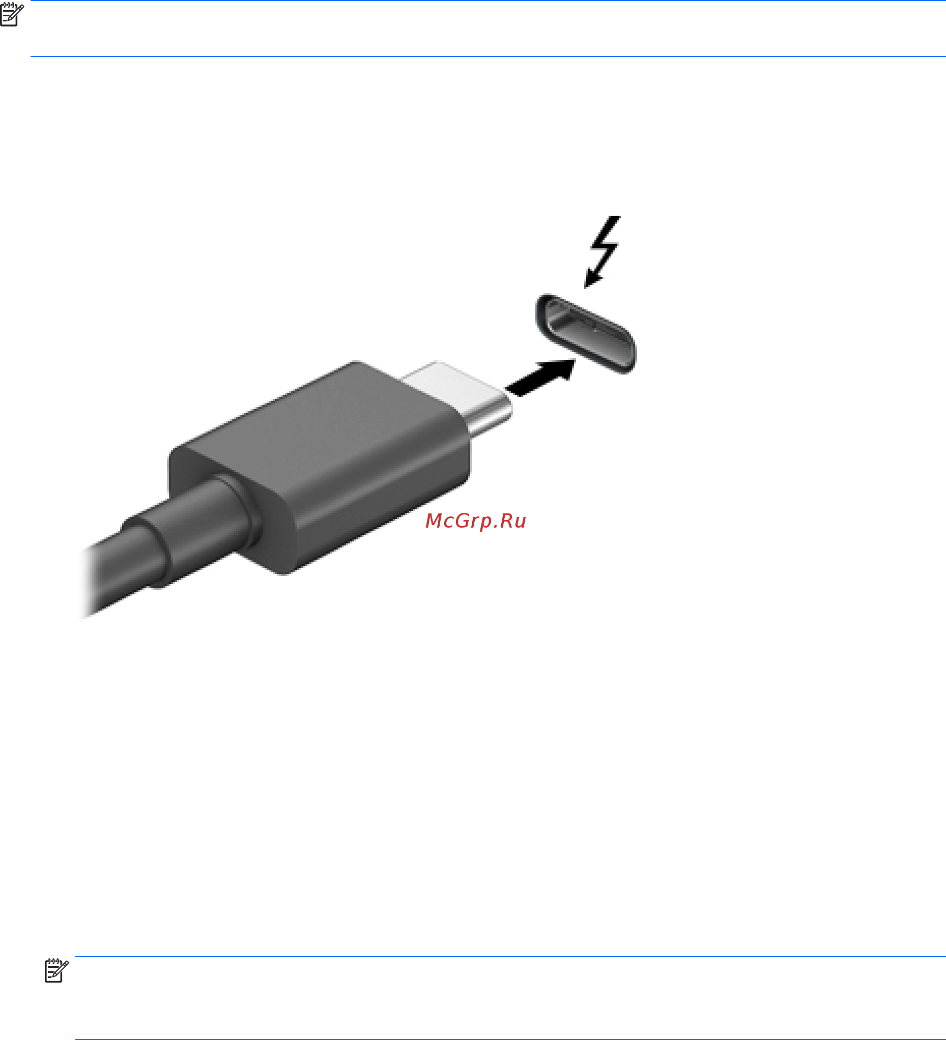 HP envy x360 15-aq101ur, y5v48ea [38/76] Connecting devices using a usb type c cable select products only