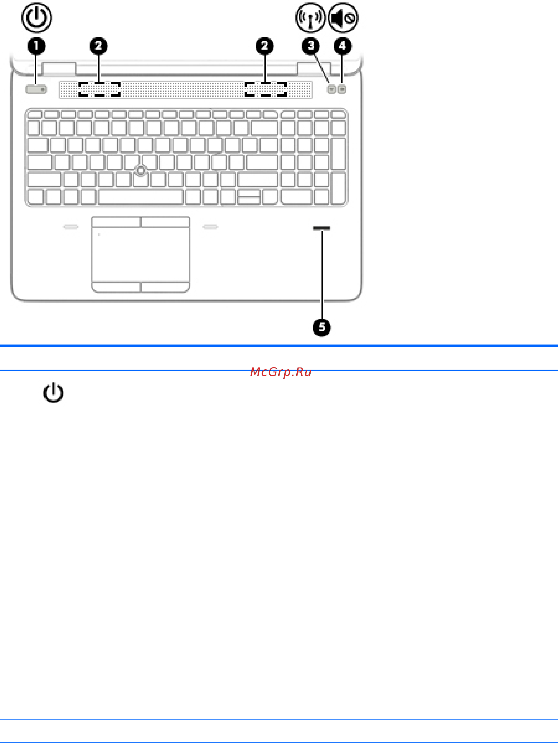 HP 1040 G3 (V1B09EA) [22/92] Кнопки динамики и считыватель отпечатков пальцев
