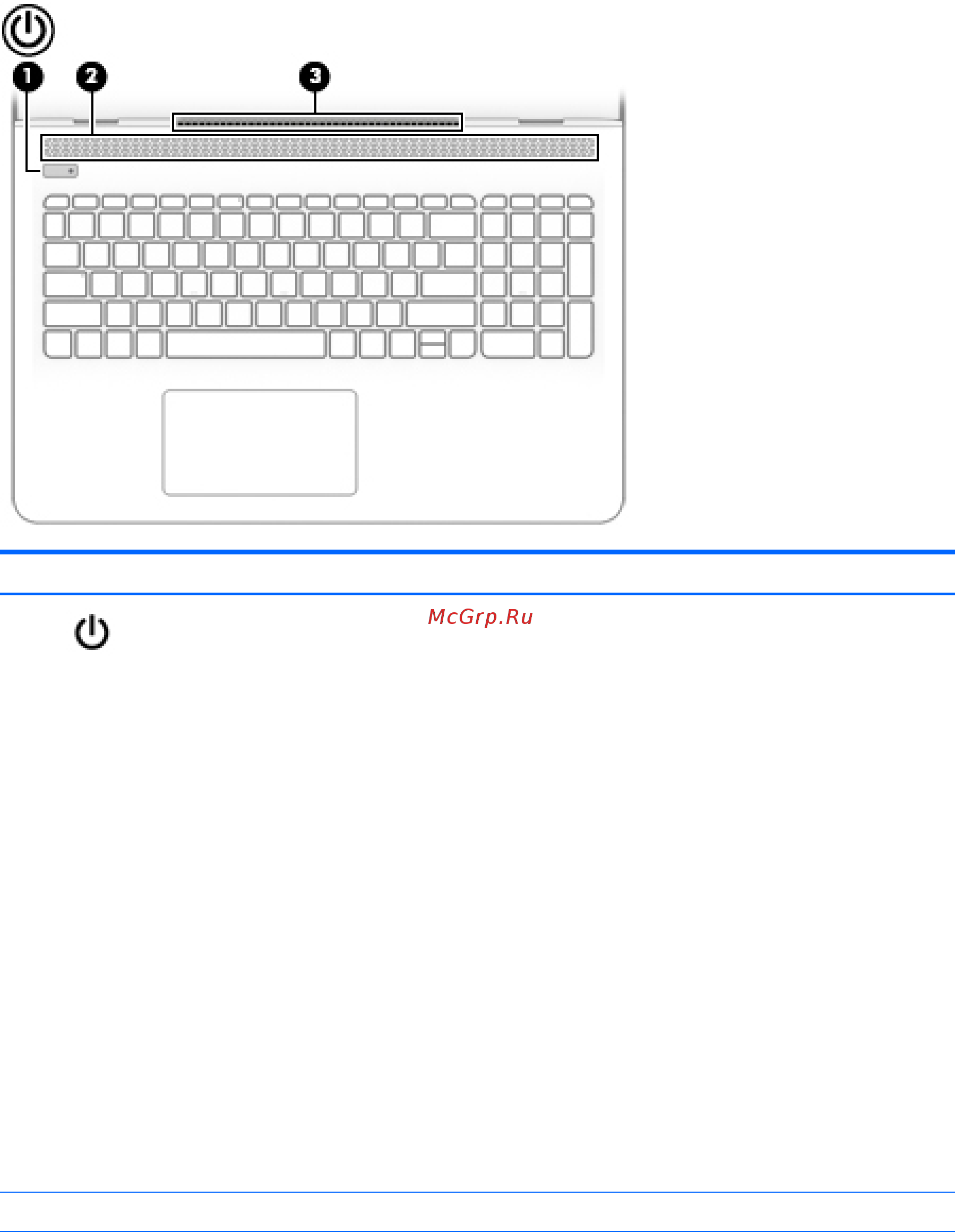 HP envy 15-as007ur, x5c65ea [22/75] Кнопка динамики и вентиляционное отверстие