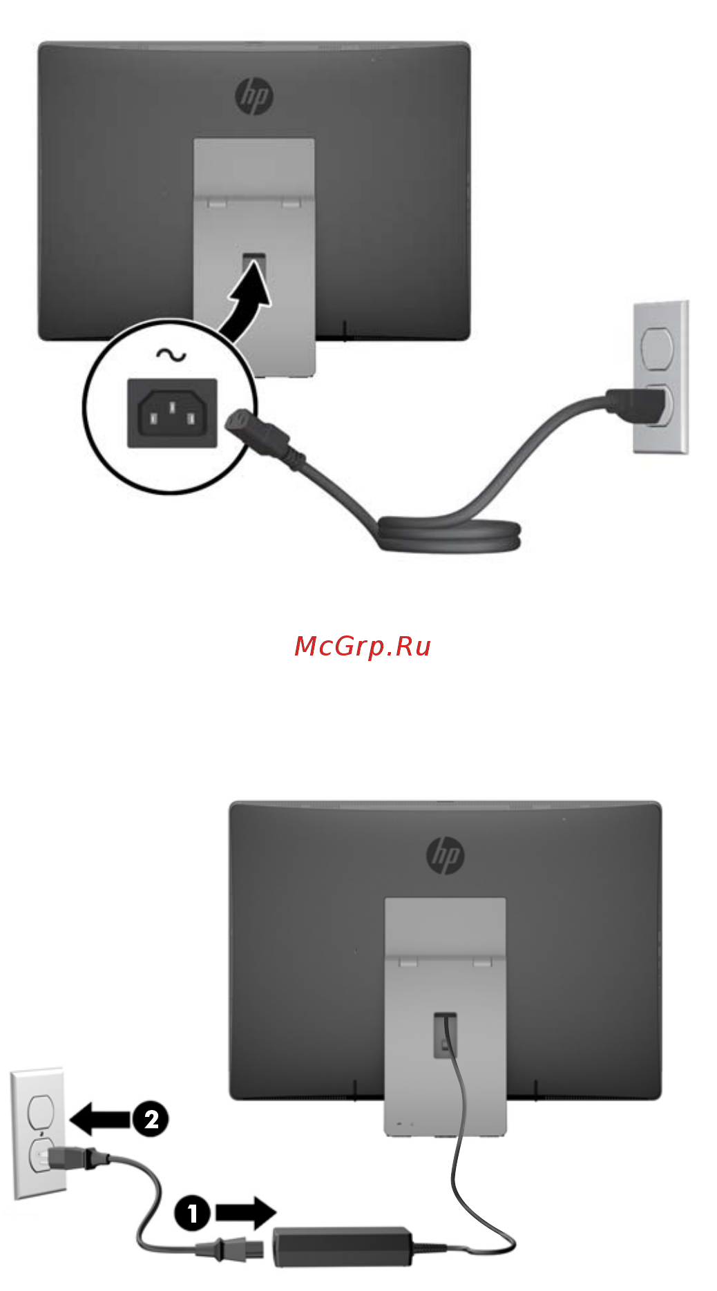 HP EliteOne 800 G2 T4K01EA [40/74] Отключение от источника питания