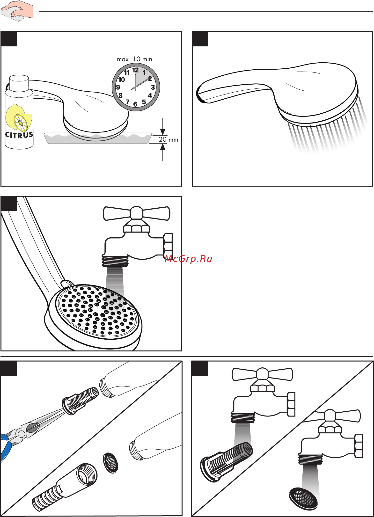 HansGrohe croma 100 vario set 27771000 Инструкция по эксплуатации онлайн [38/40] 182835