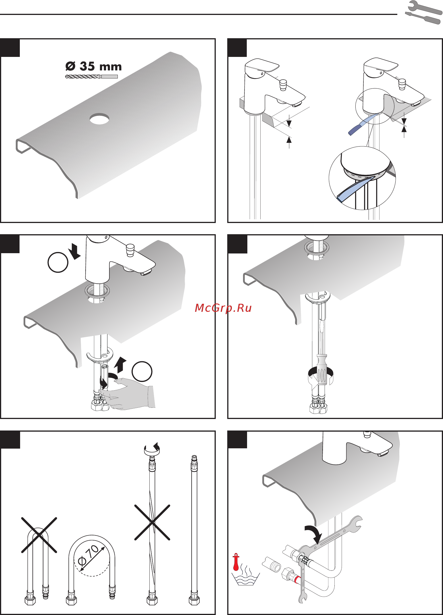 HansGrohe 71311000 logis monotrou Инструкция по эксплуатации онлайн [3/9] 182728