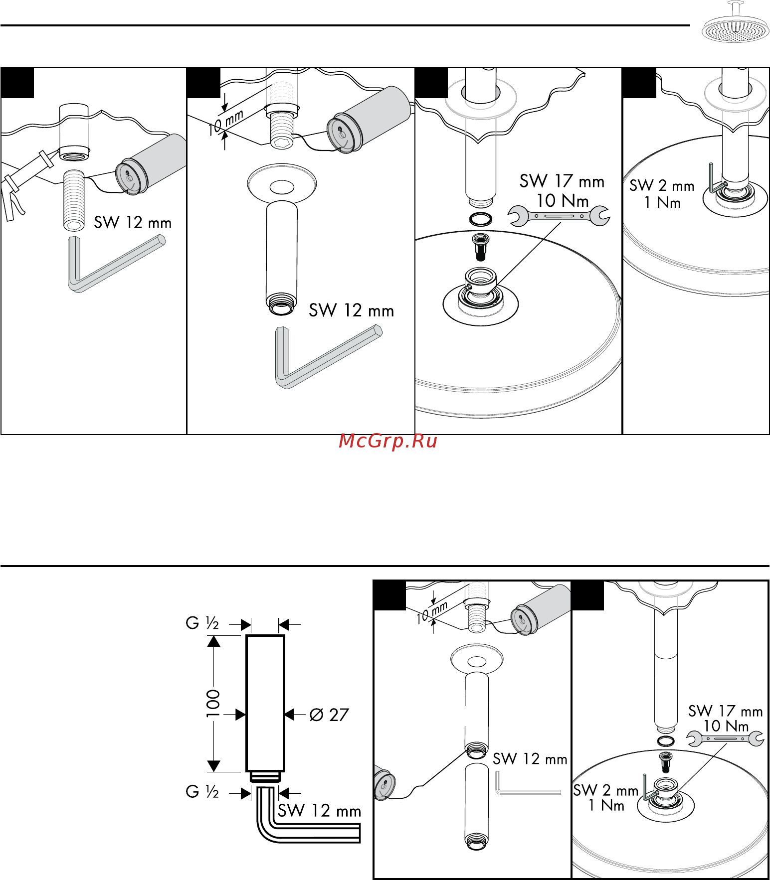 HansGrohe raindance с air 27424000 Инструкция по эксплуатации онлайн [31/40] 182844