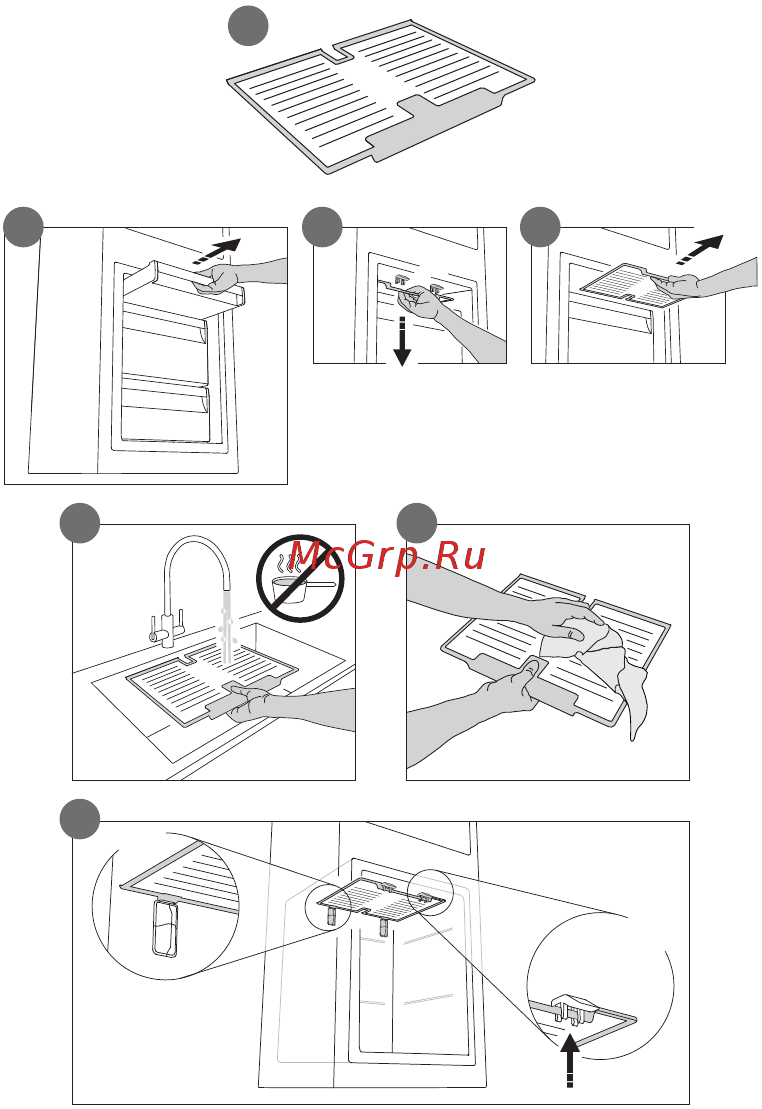 Indesit b 18 a1 d/i [137/442] Procedura za čišćenje dodatka stop frost