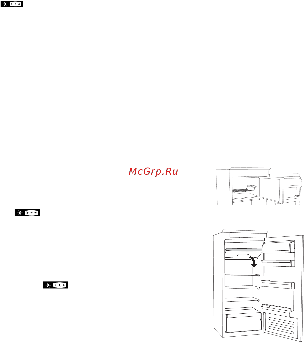 Indesit b 18 a1 d/i [80/442] Kaip atitirpdyti šaldiklio kamerą