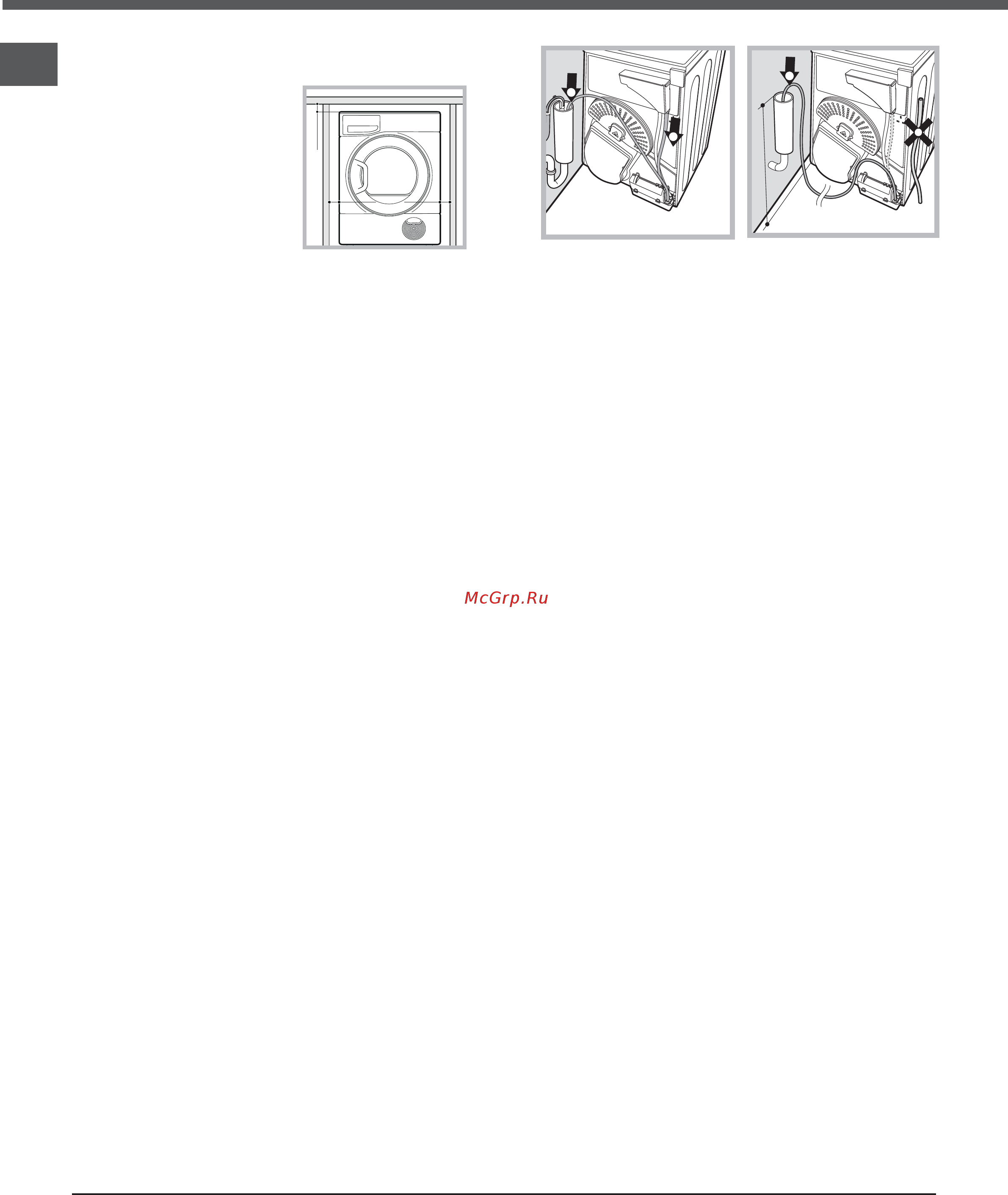 Hotpoint-Ariston ftcf 87b 6h [2/64] Where to install the tumble dryer