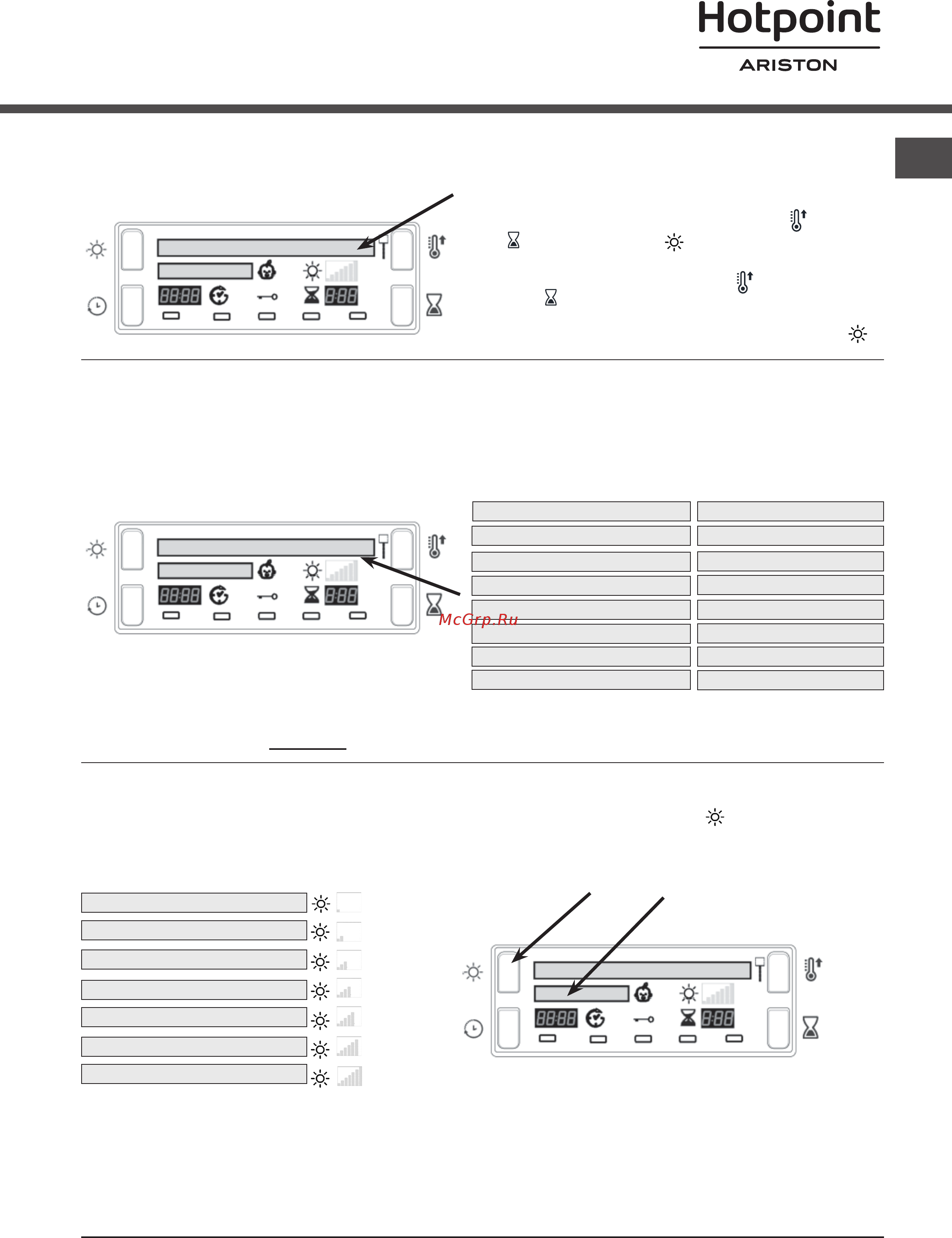 Hotpoint-Ariston ftcd 97b 6h [9/36] Выбор программы и дисплей