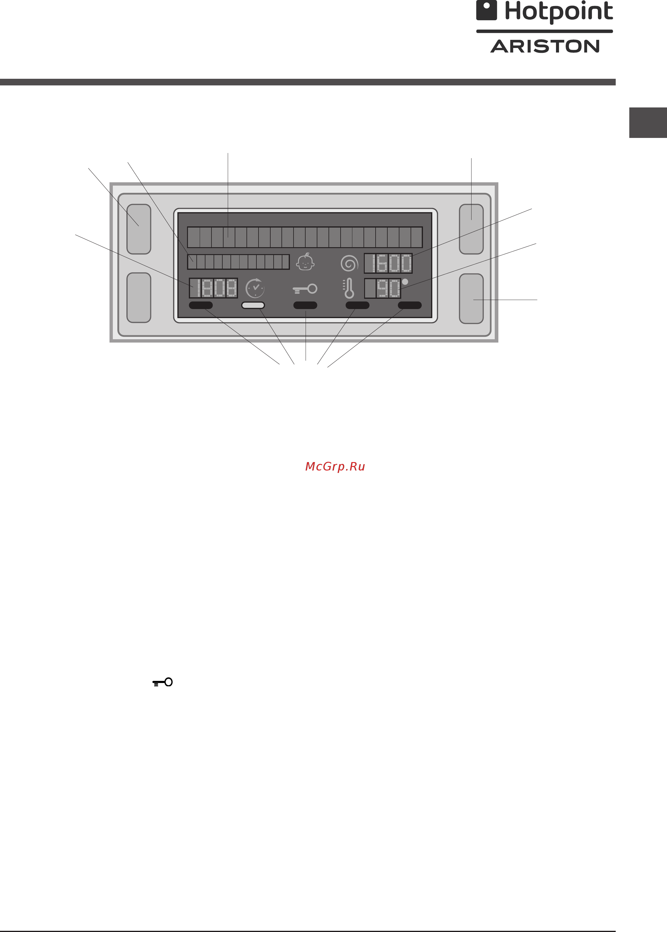 Hotpoint-Ariston mvdf 9614 sx [19/24] Дисплей